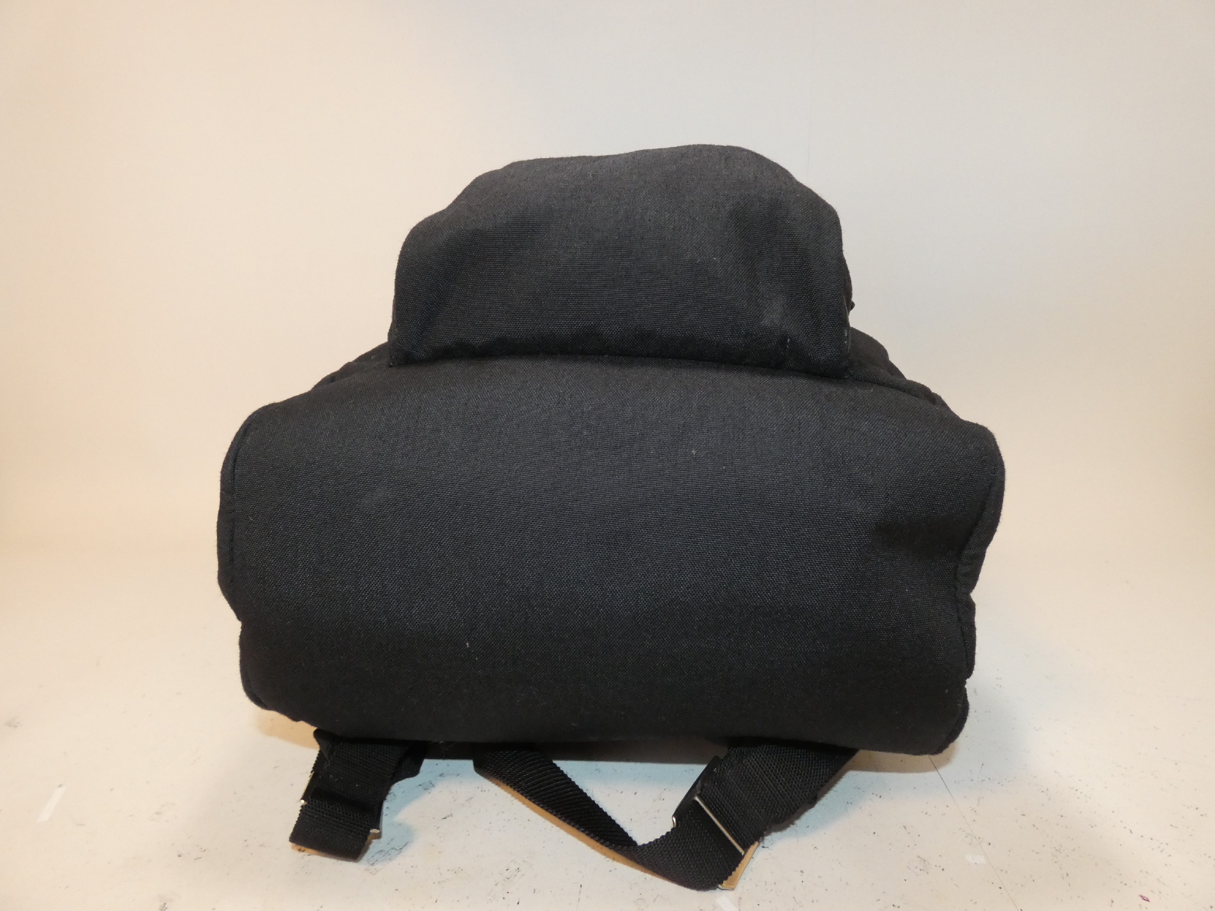Canvas Leather Black Backpack — view 5