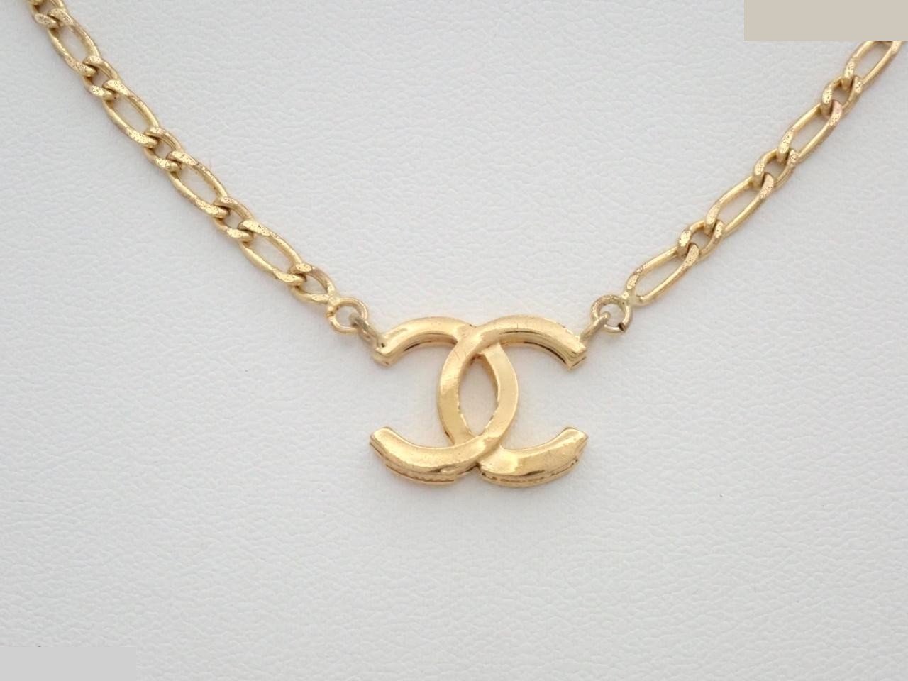 necklace, model 3279, Coco Mark, gold, CHANEL engraved.