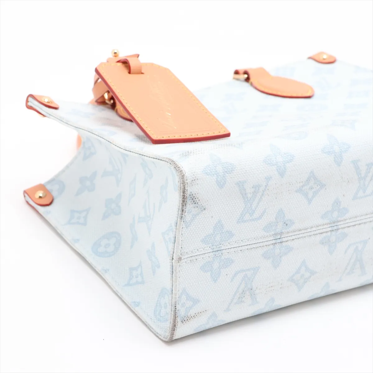 Monogram Origin OnTheGo PM M28289 Blue (RFID detected) — view 4