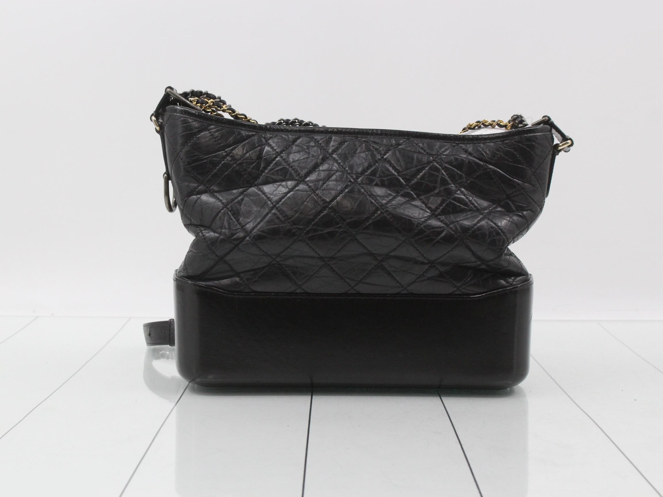 Gabrielle de Chanel Chain Shoulder Bag, Black — view 2