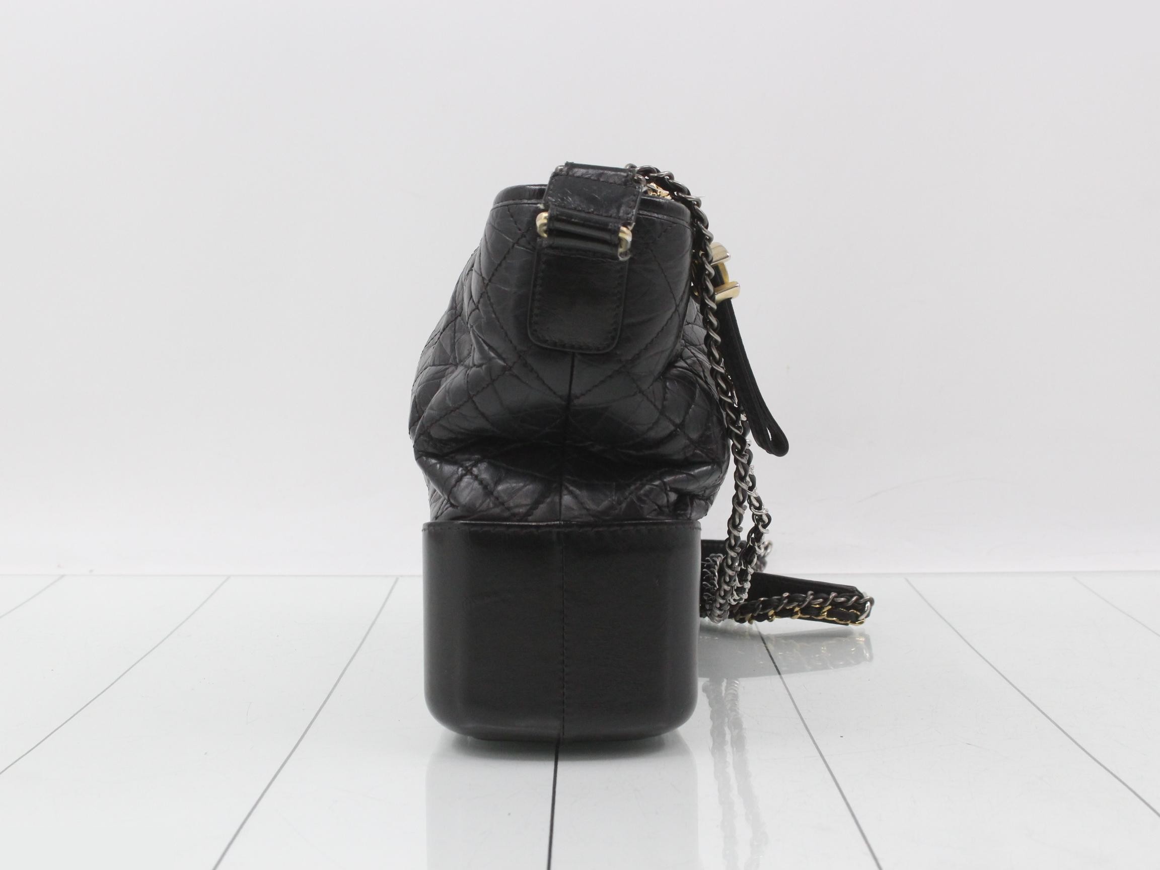 Gabrielle de Chanel Chain Shoulder Bag, Black — view 4