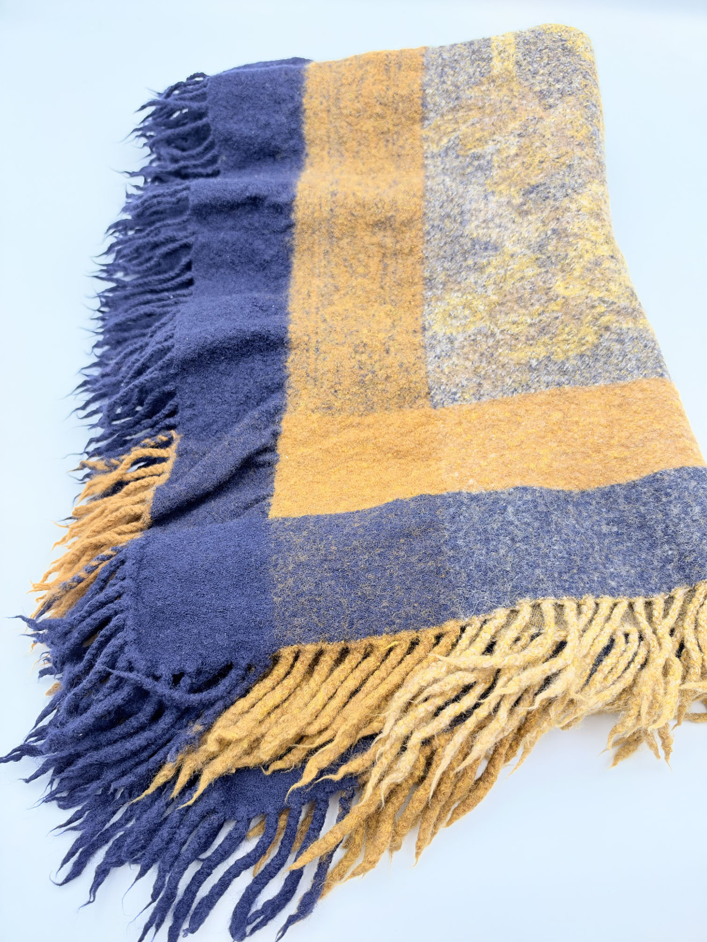 Multicolor Wool Stole Shawl and Other Accessories — view 2