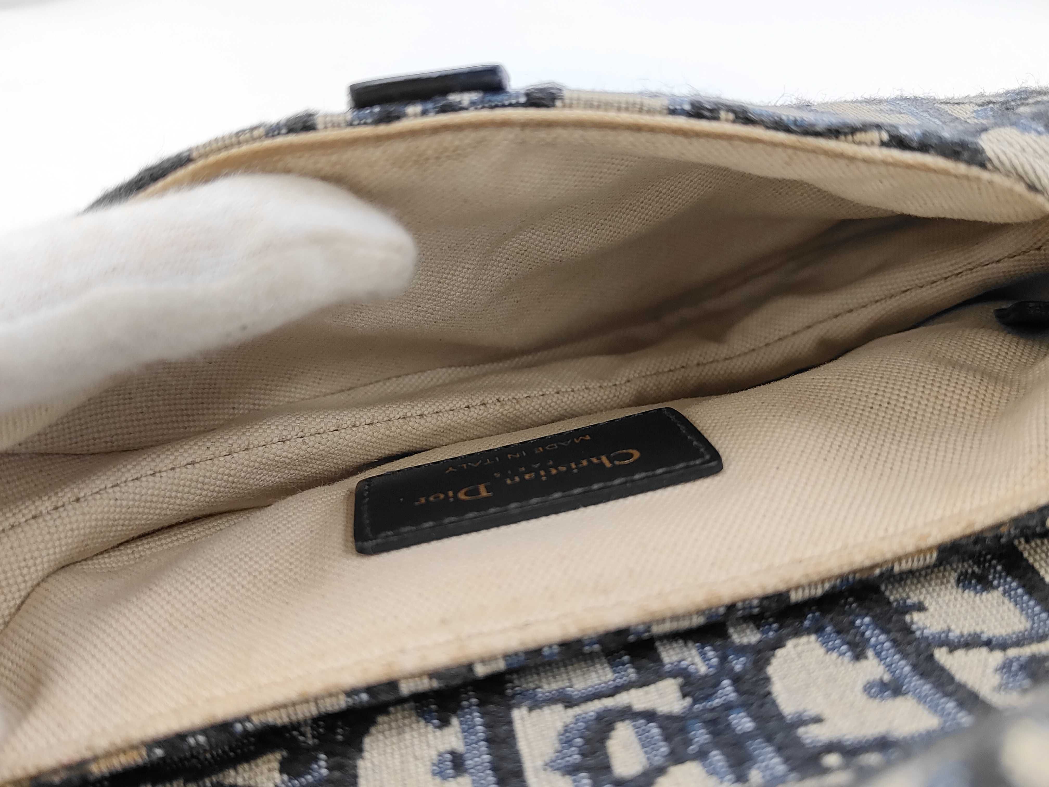 Oblique Saddle Handbag — view 9