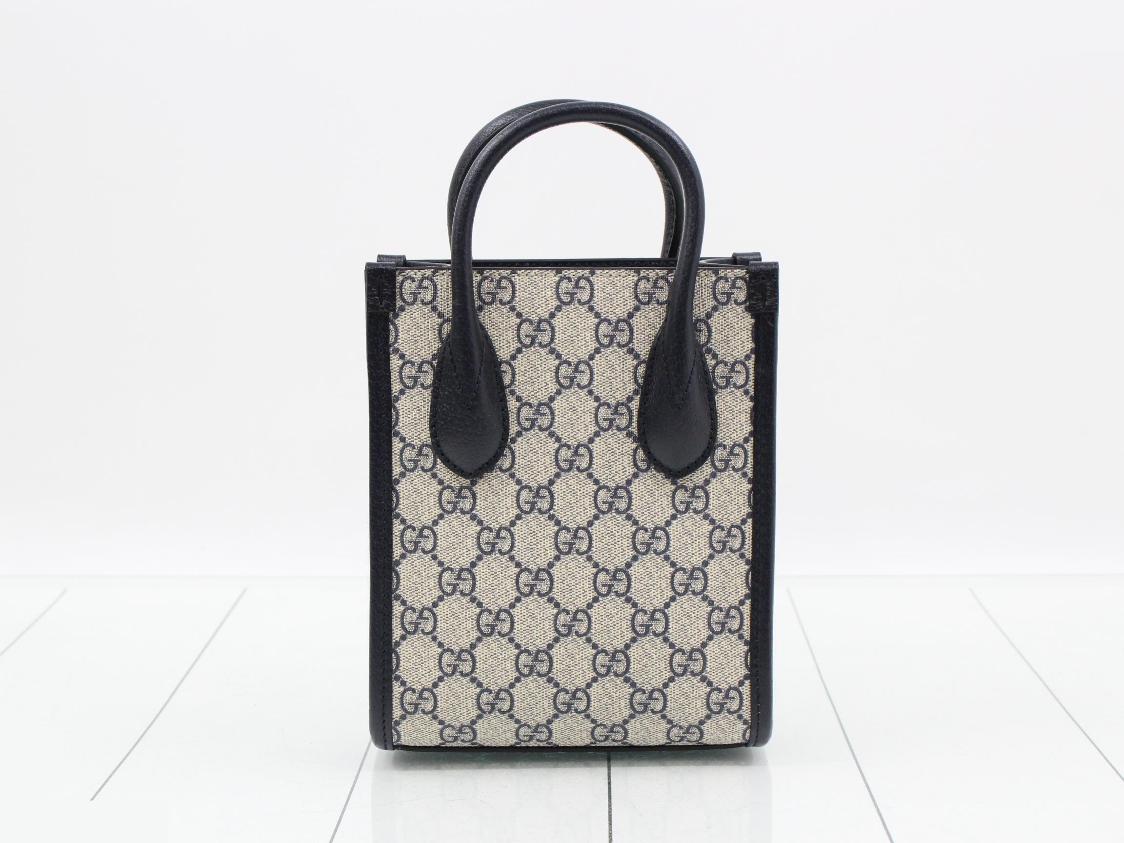 GG Supreme Mini Tote 2-Way Handbag — view 2