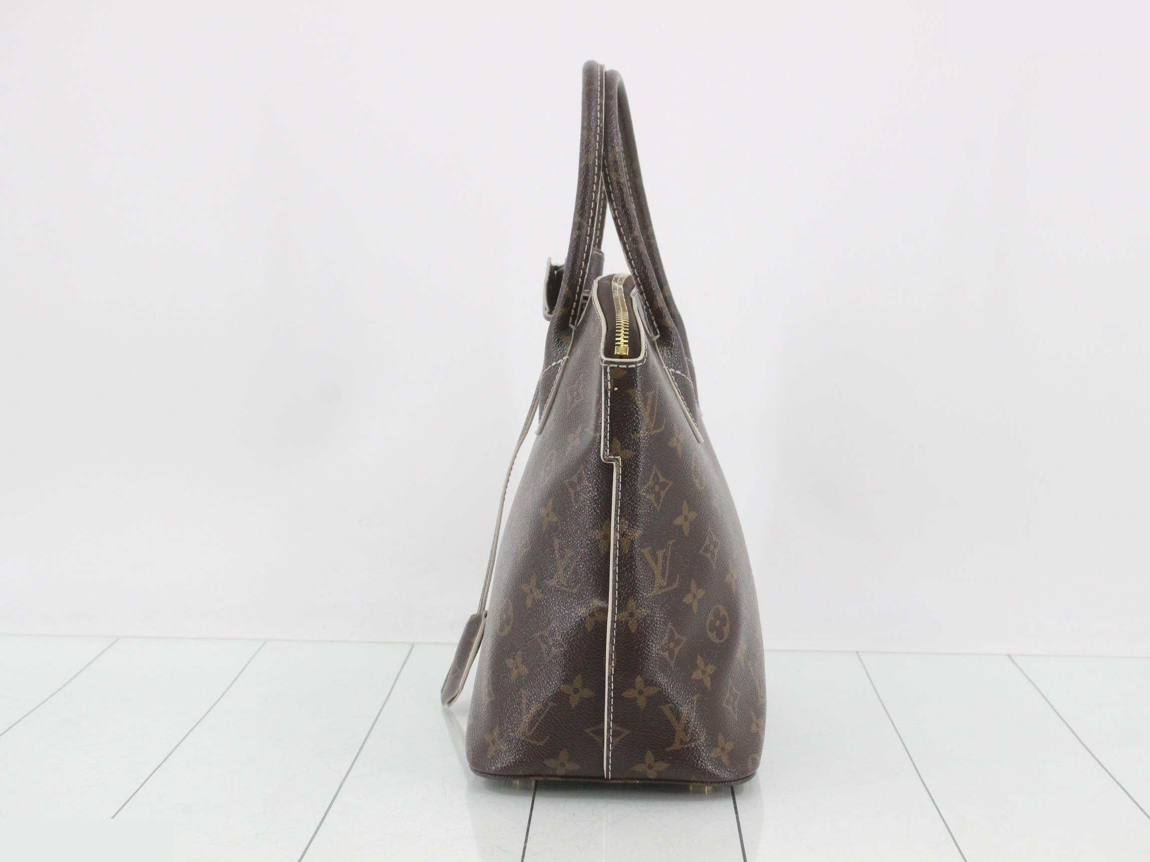 Shiny Monogram Lockit PM Handbag — view 3