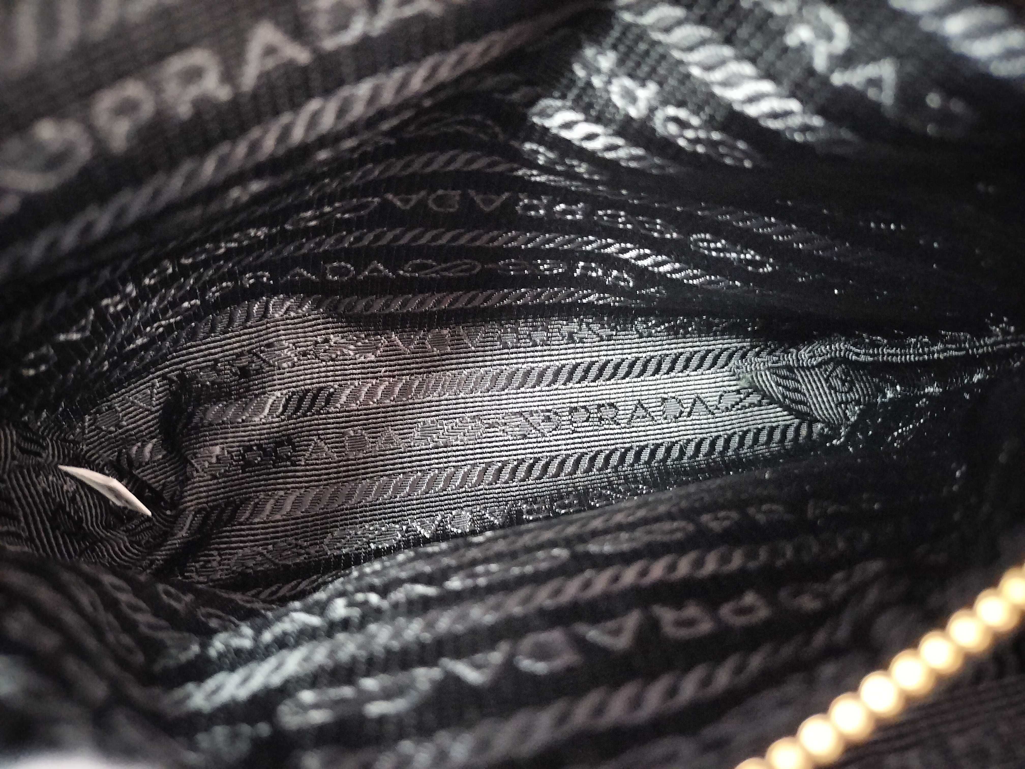 (Prada) Current Model 1BH089 Shoulder Bag, Jacquard Shoulder Bag — view 11