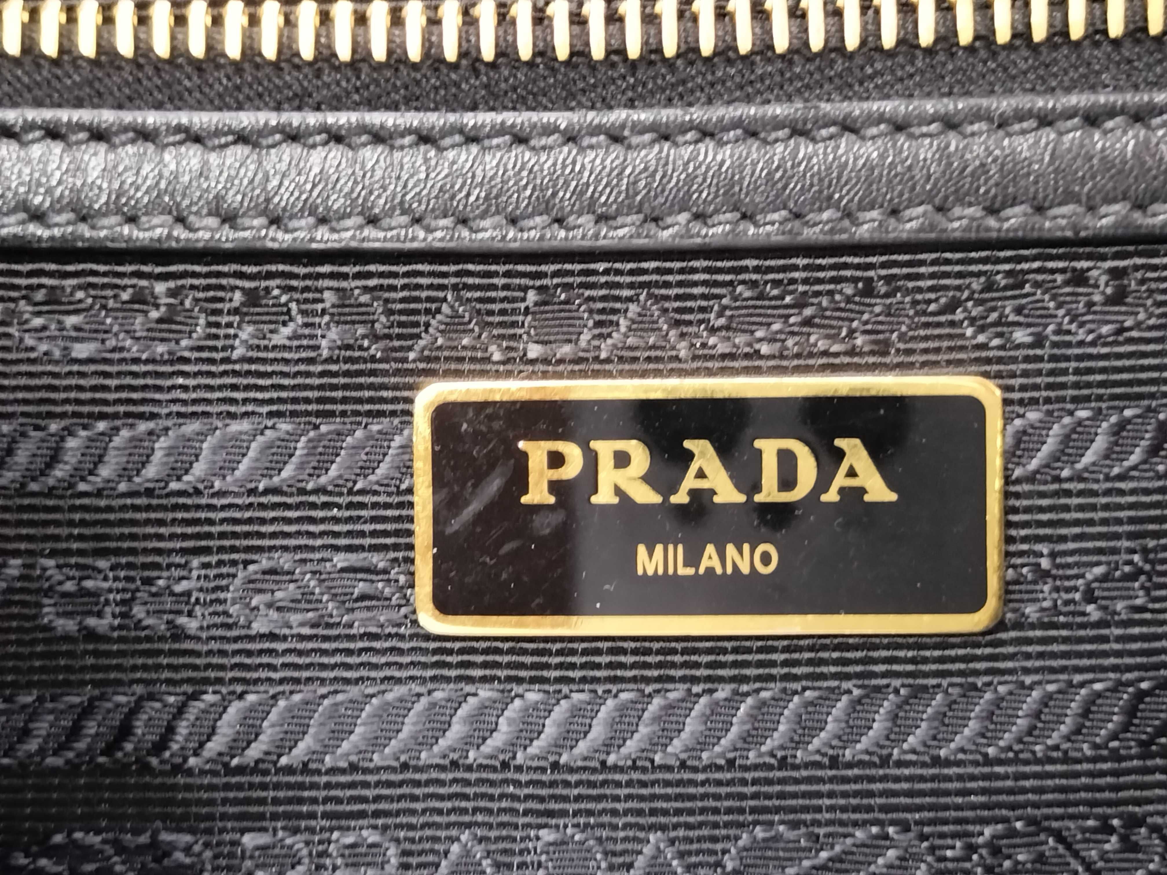 (Prada) Current Model 1BH089 Shoulder Bag, Jacquard Shoulder Bag — view 9