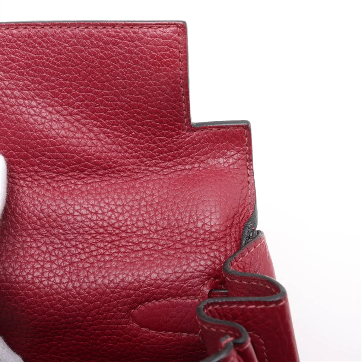 [Individually wrapped] Hermes Kelly 28 LeTourne Taurillon Clemence Rouge Vif Gold hardware Engraved unclear — view 14