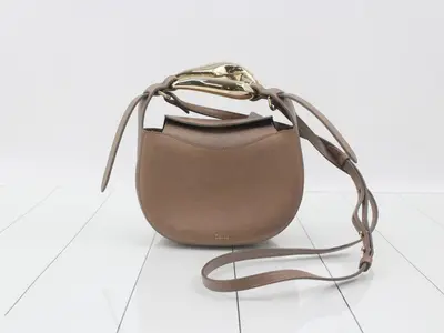 Shoulder bag, KISS, brown, 2-way
