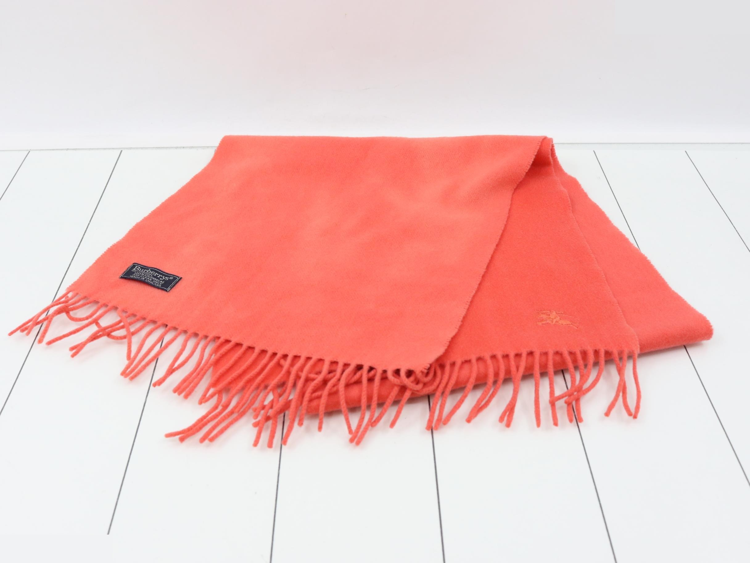 Scarf, red, 100% cashmere — view 2