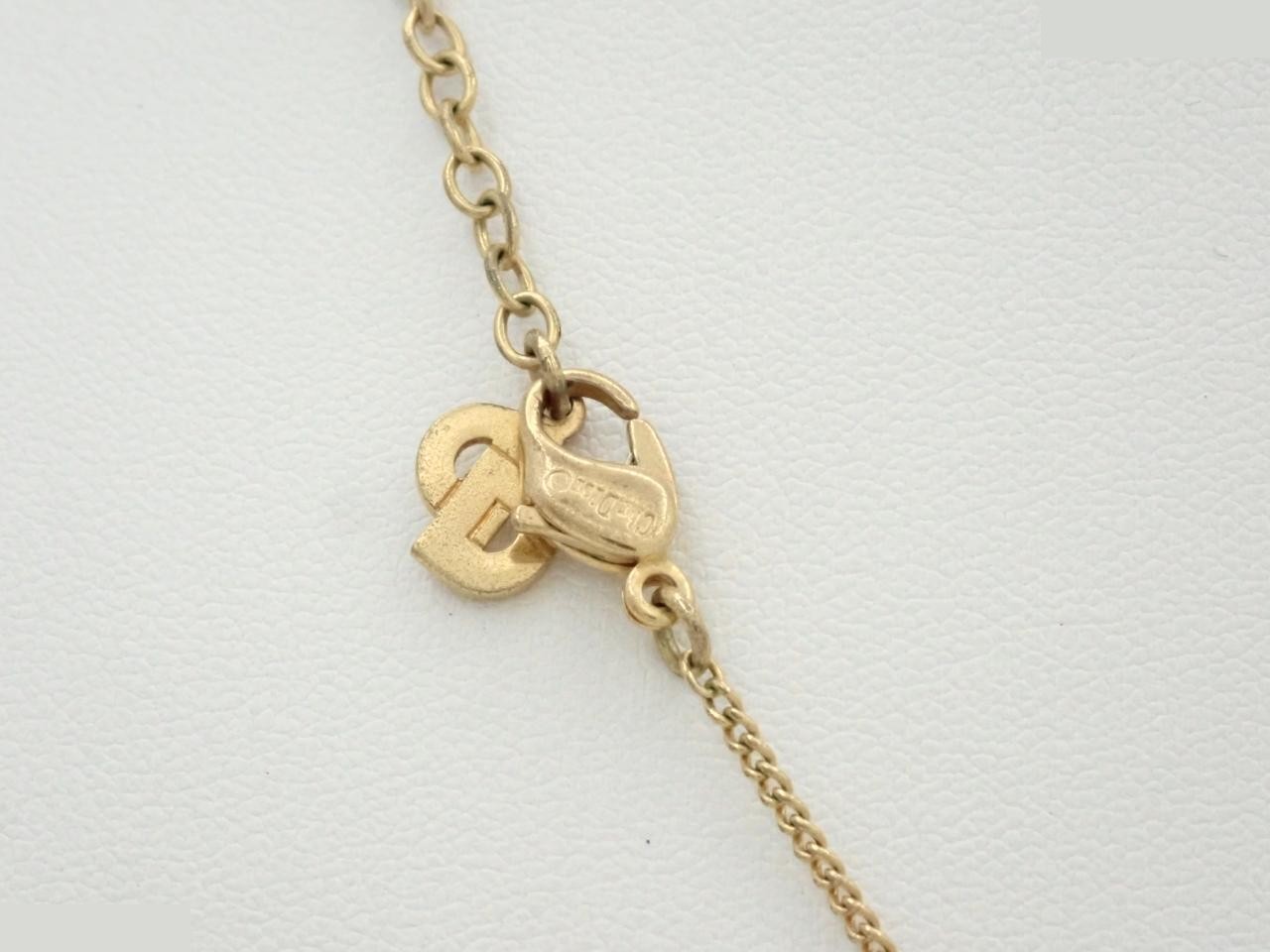 CD logo necklace, chain approximately 45cm — view 2