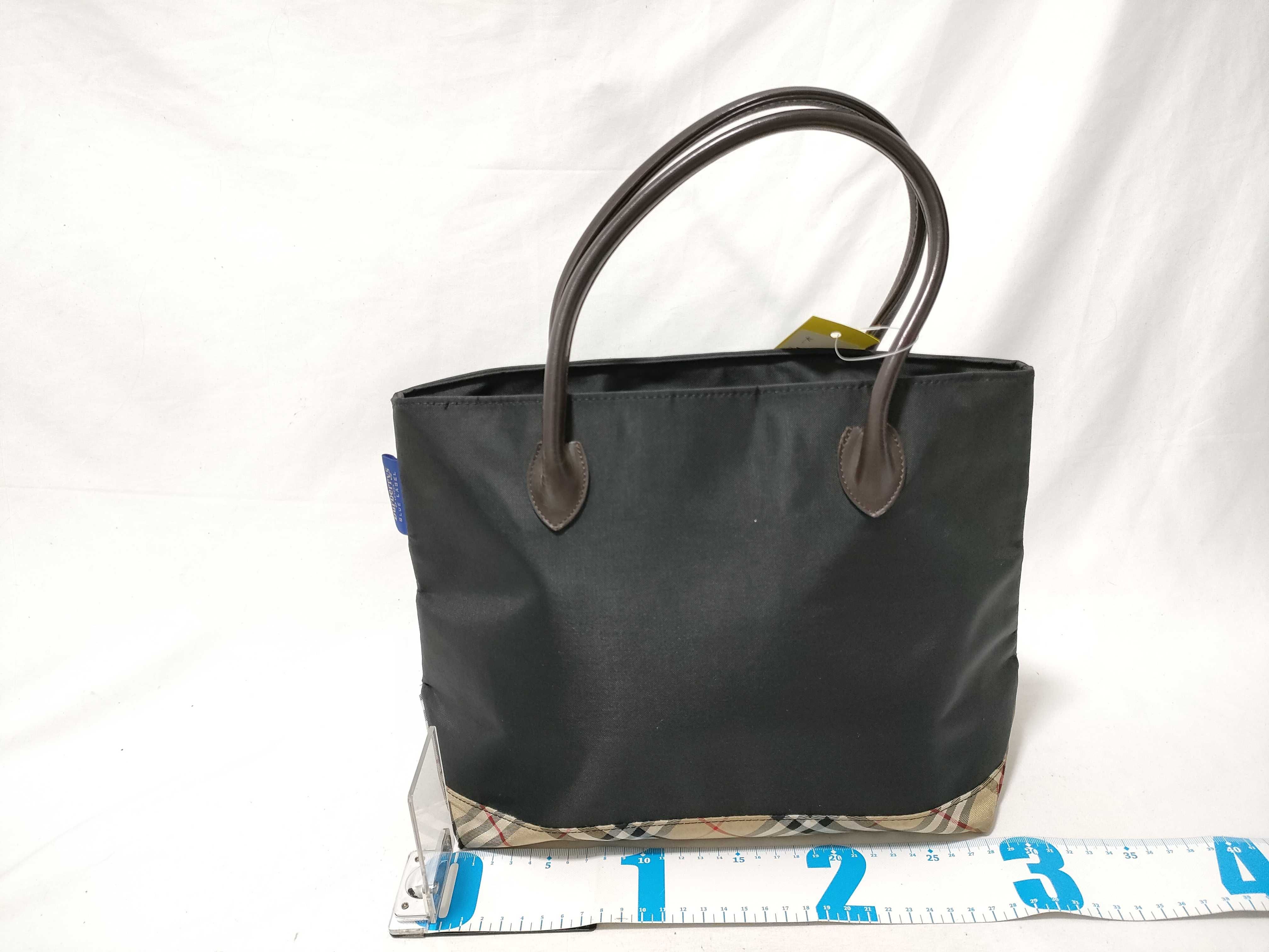 Blue Label Nova Check x Nylon Tote Bag — view 2