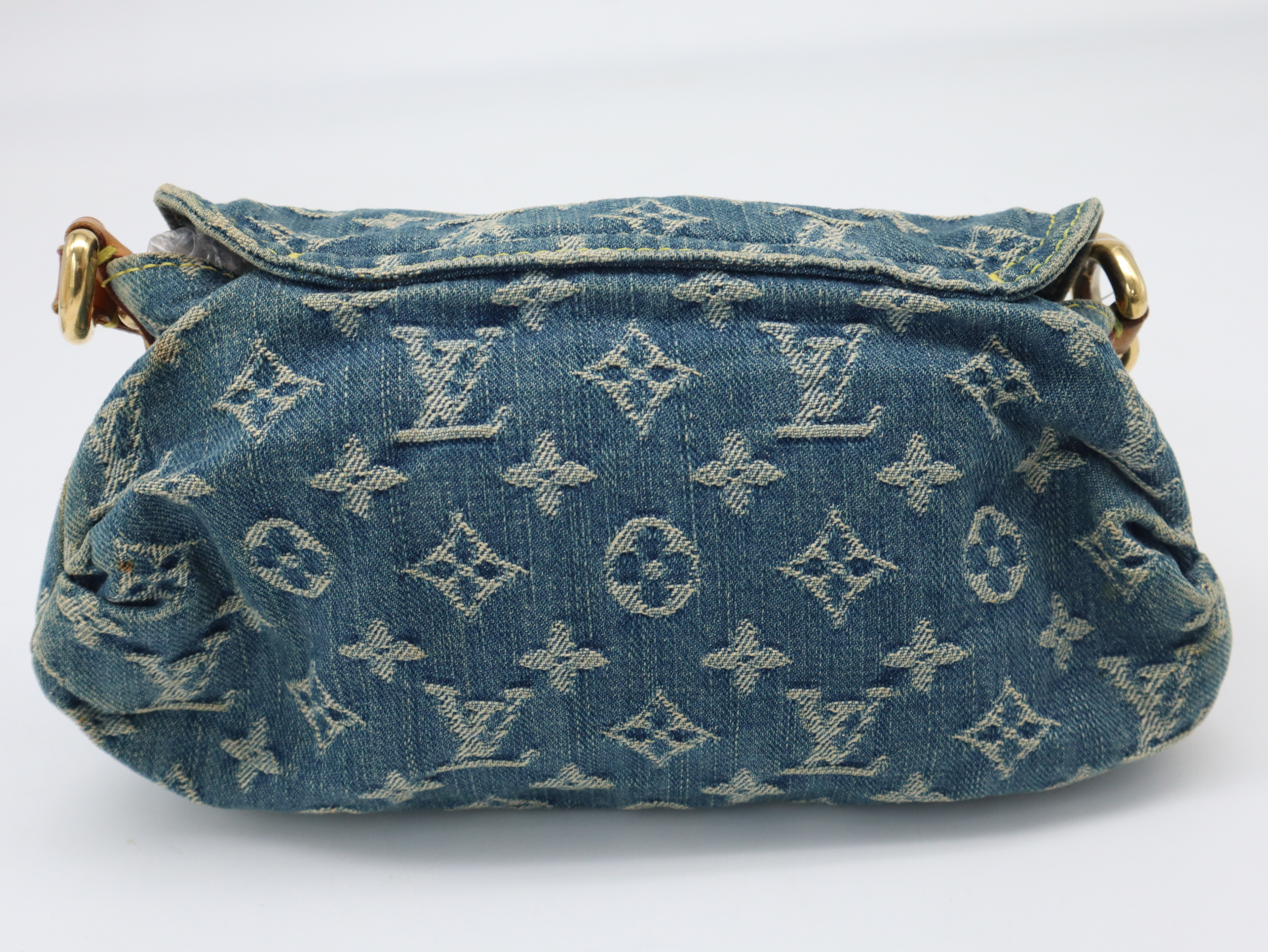 M95050 Monogram Denim Mini Pleated Shoulder Bag — view 2