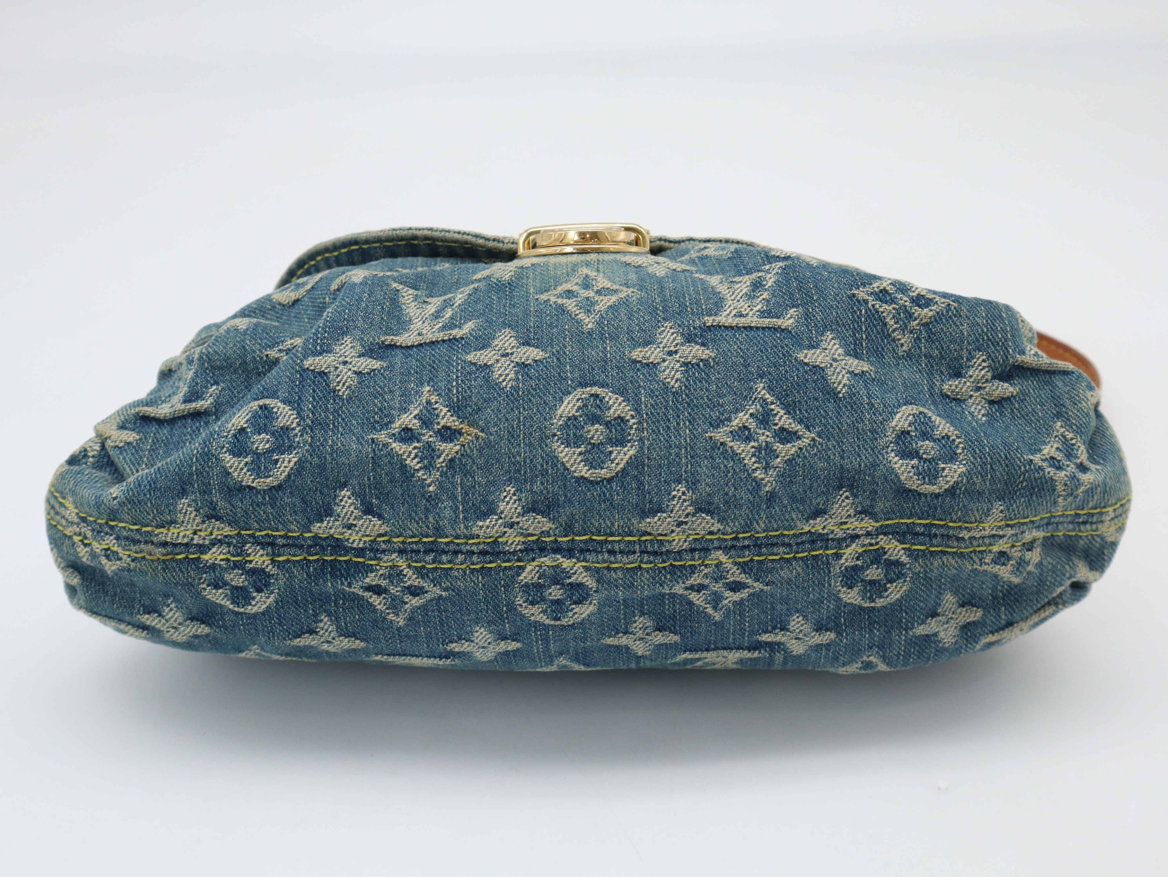 M95050 Monogram Denim Mini Pleated Shoulder Bag — view 5