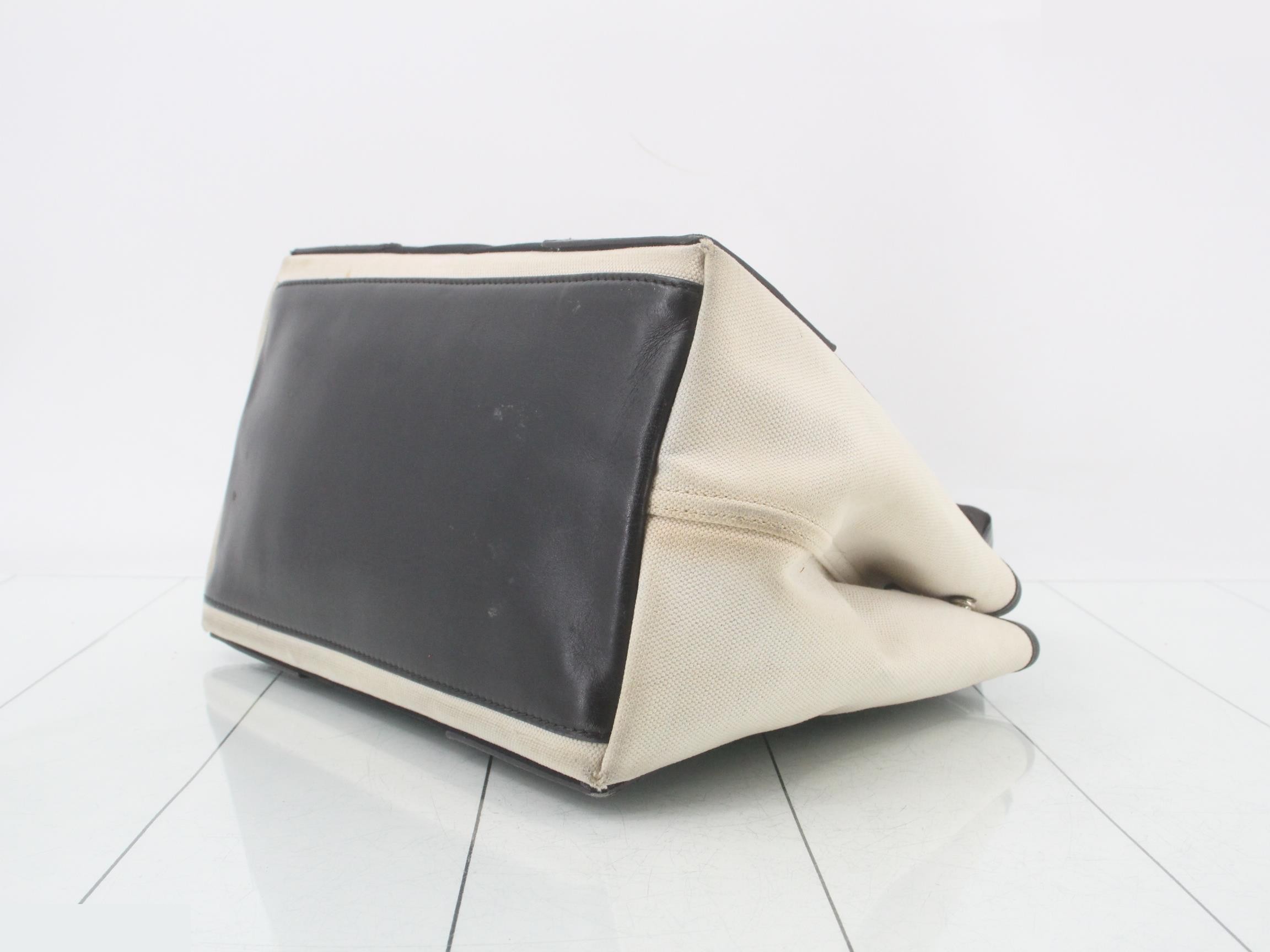 Navy Cabas M Tote Bag, Canvas — view 6