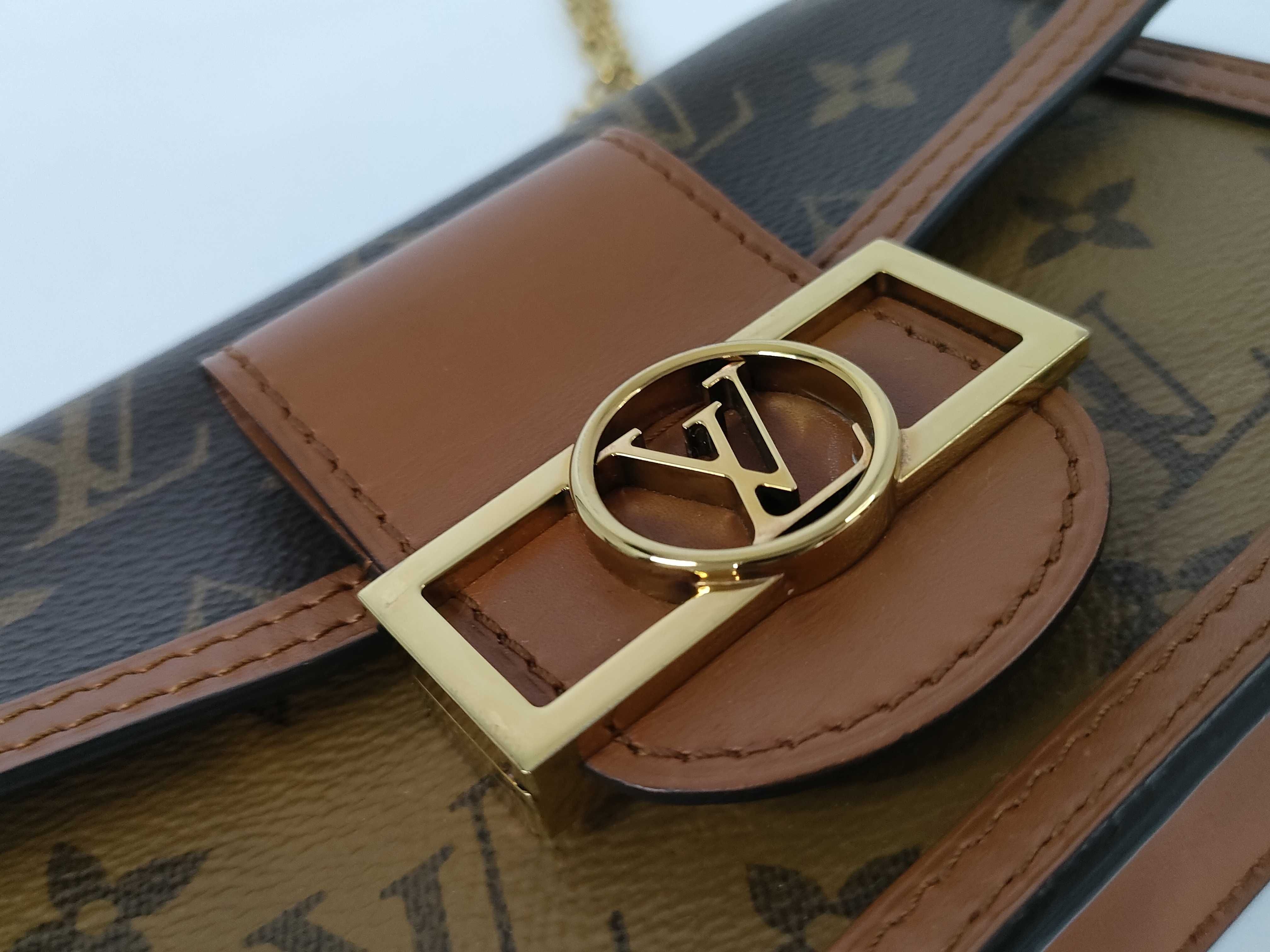 Monogram Reverse Portefeuille Dauphine M68746 Brown Shoulder Bag — view 14