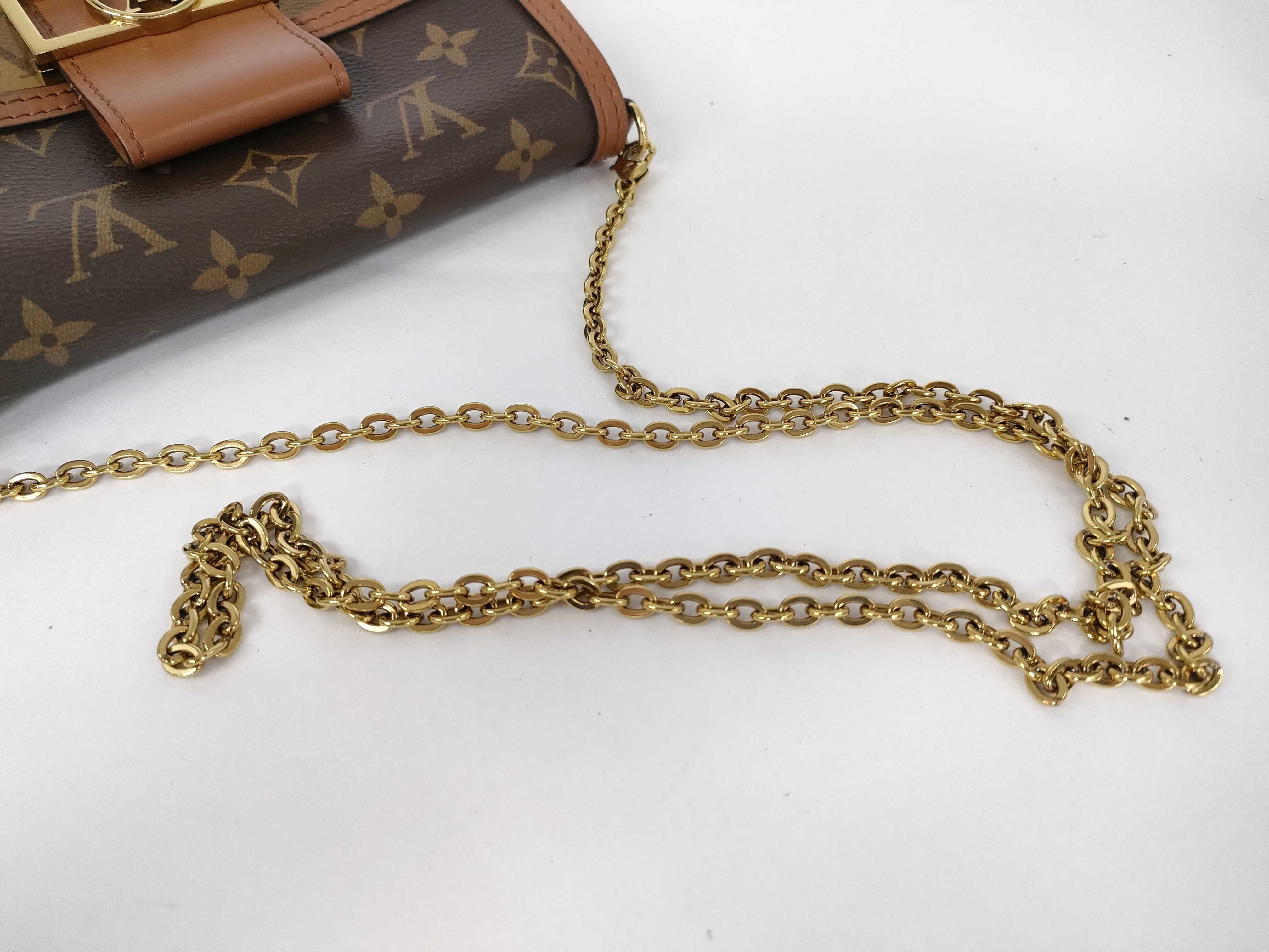 Monogram Reverse Portefeuille Dauphine M68746 Brown Shoulder Bag — view 3