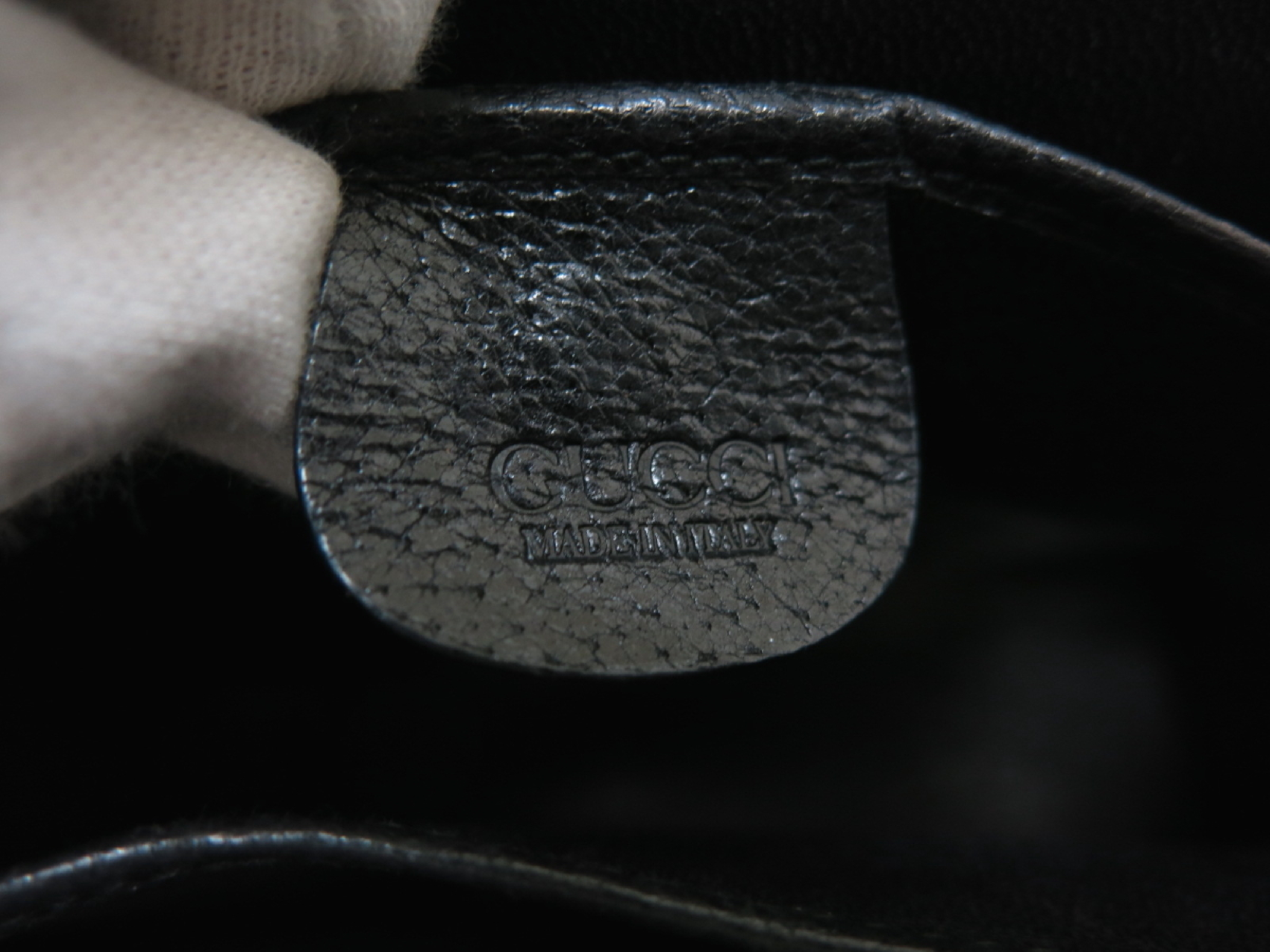 Lady Lock Calf Leather Handbag (Black) — view 8
