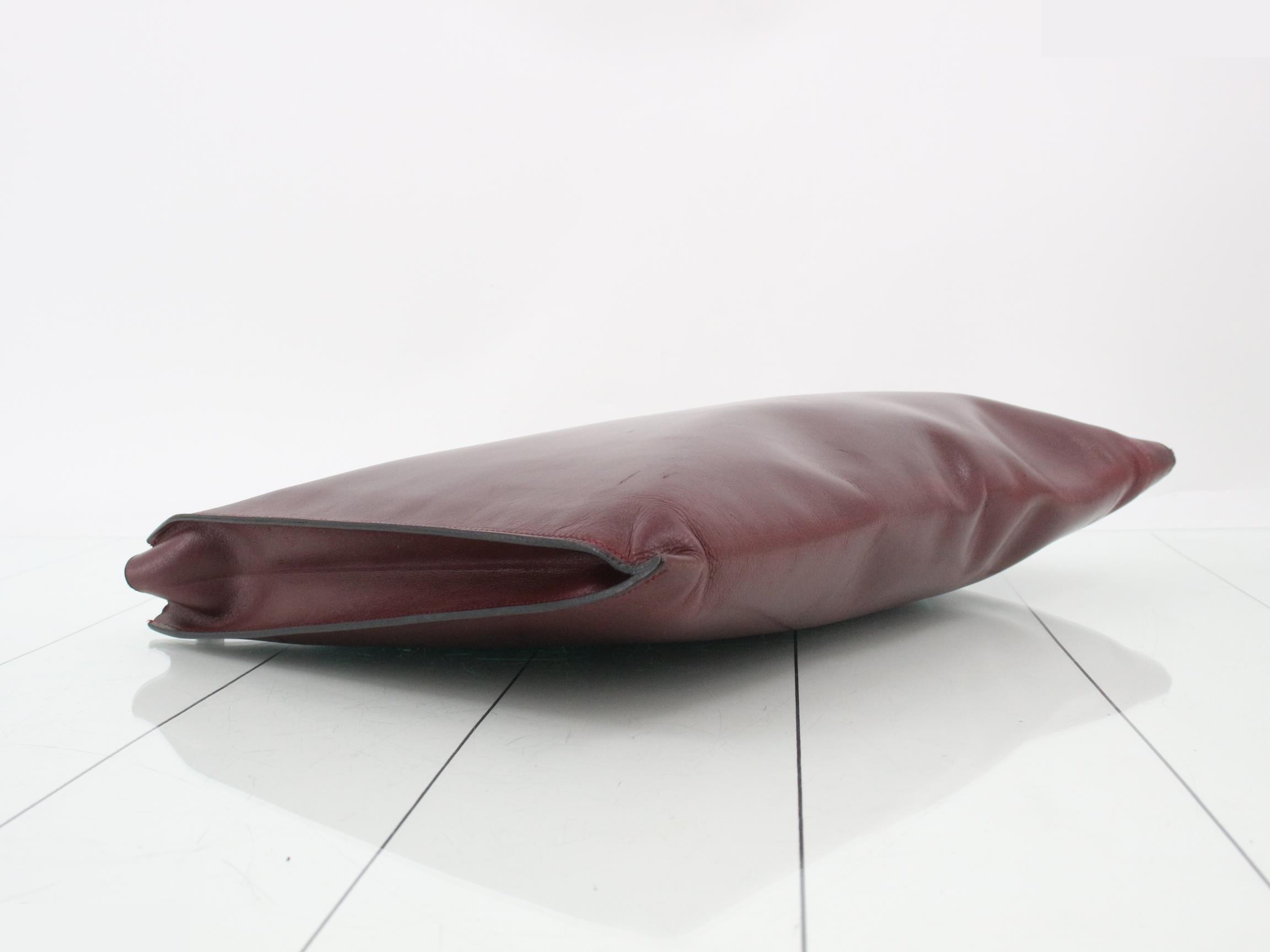 Men's Clutch Bag, Box Calf Leather, Zip Computer — view 5