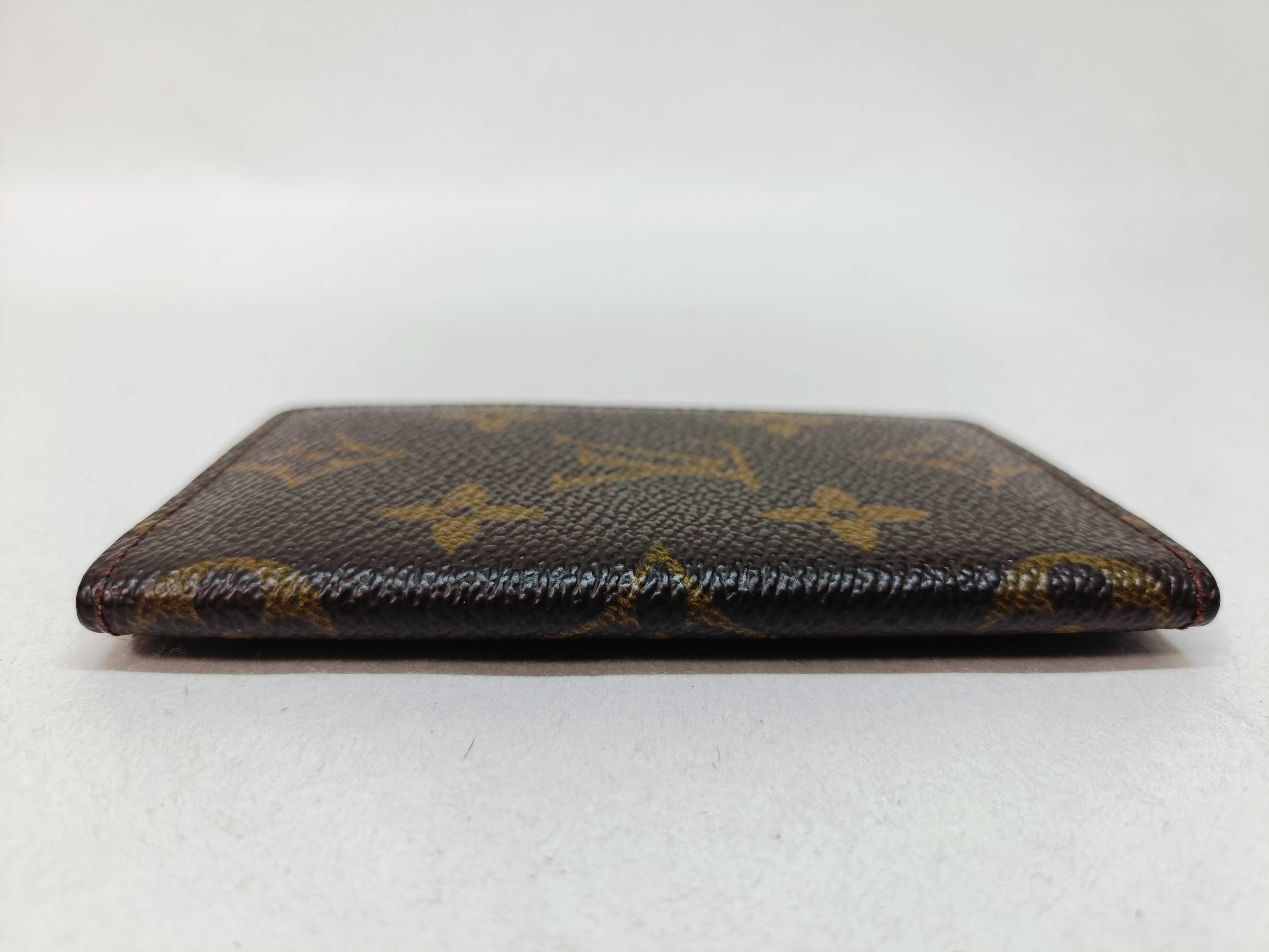 Monogram Pass Case Card Case Business Card Holder Card Case — view 3