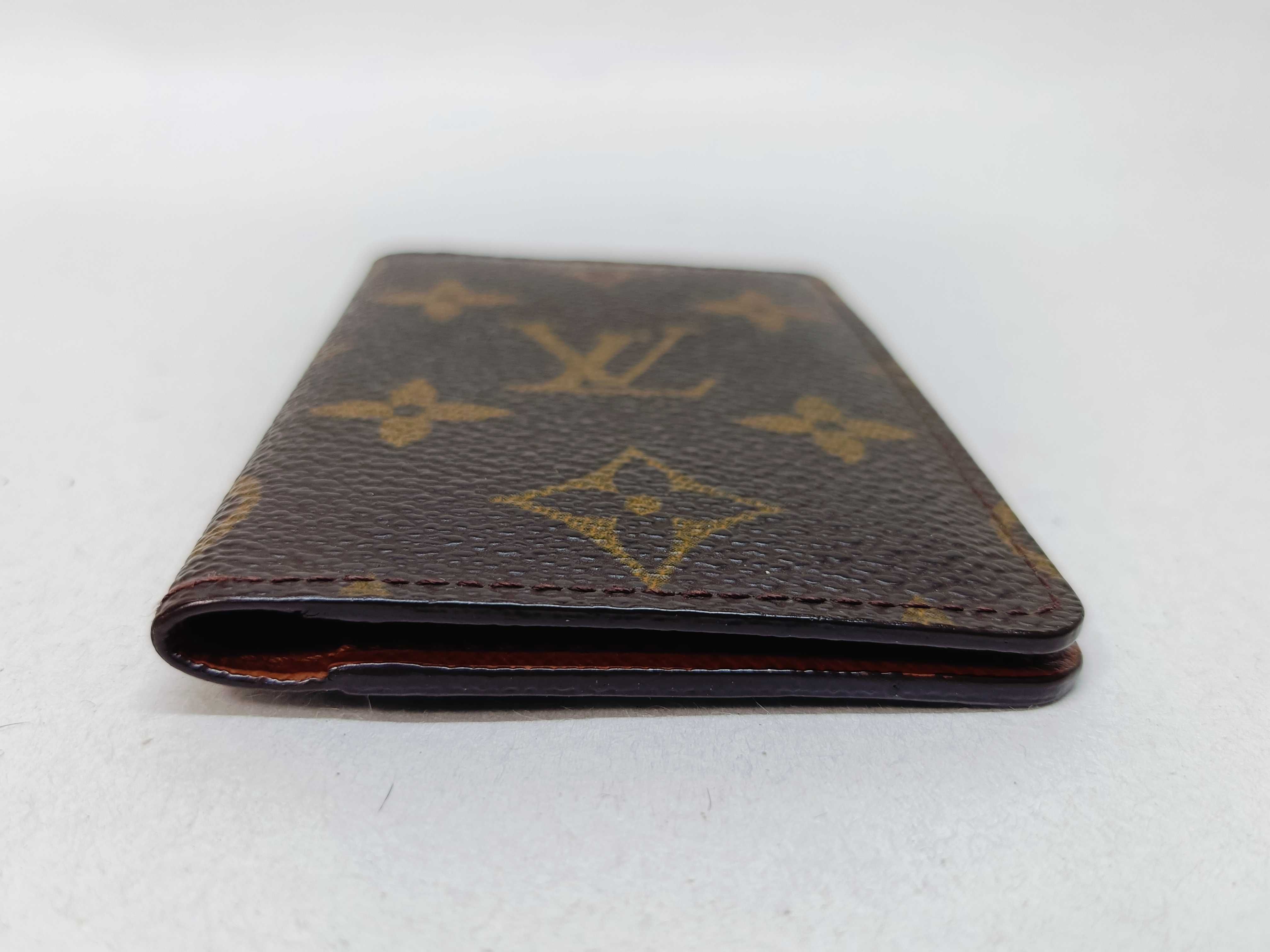 Monogram Pass Case Card Case Business Card Holder Card Case — view 5