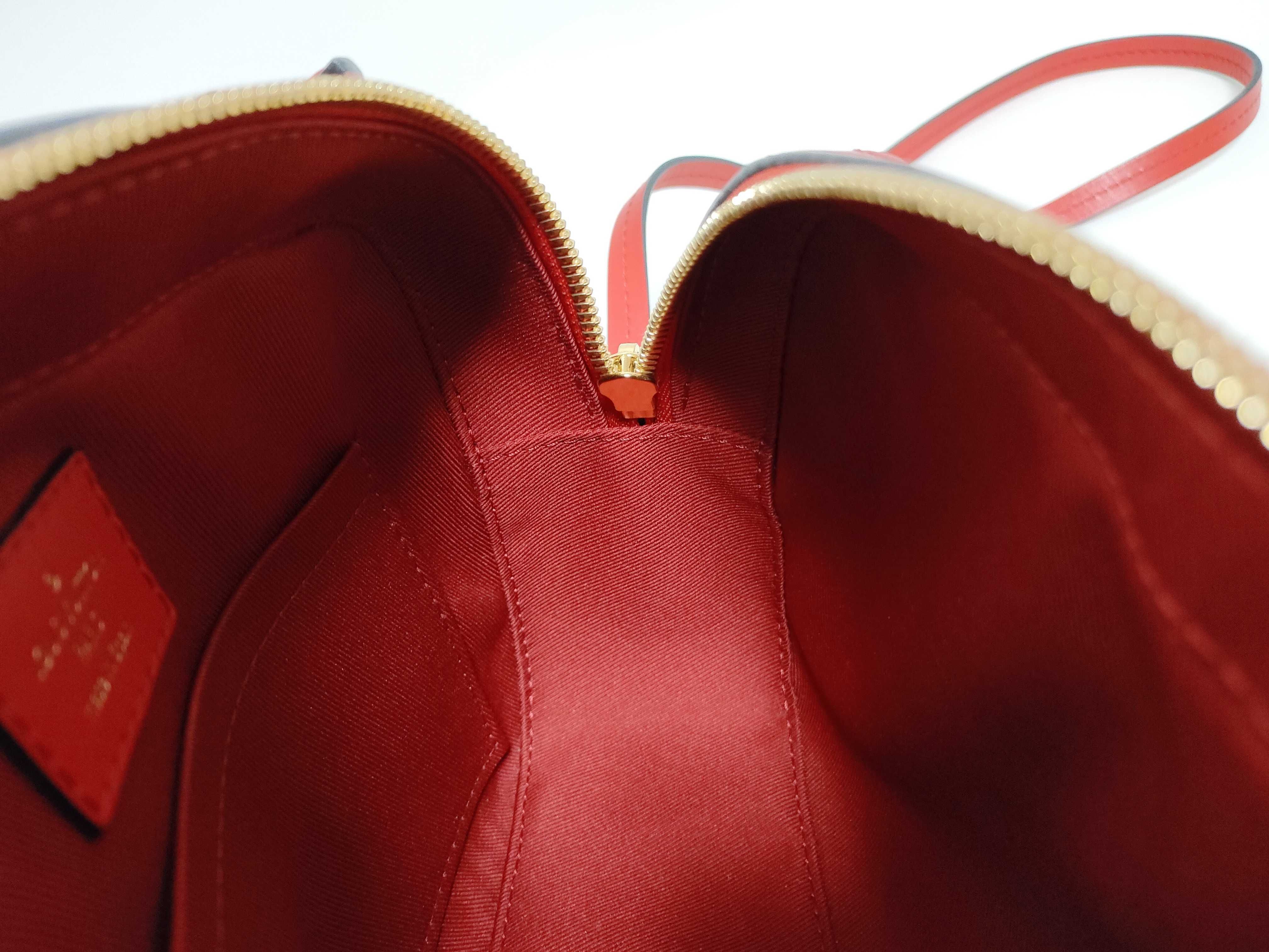 Monogram Coquelicot Red Monogram Saint-Onge Shoulder Bag — view 10