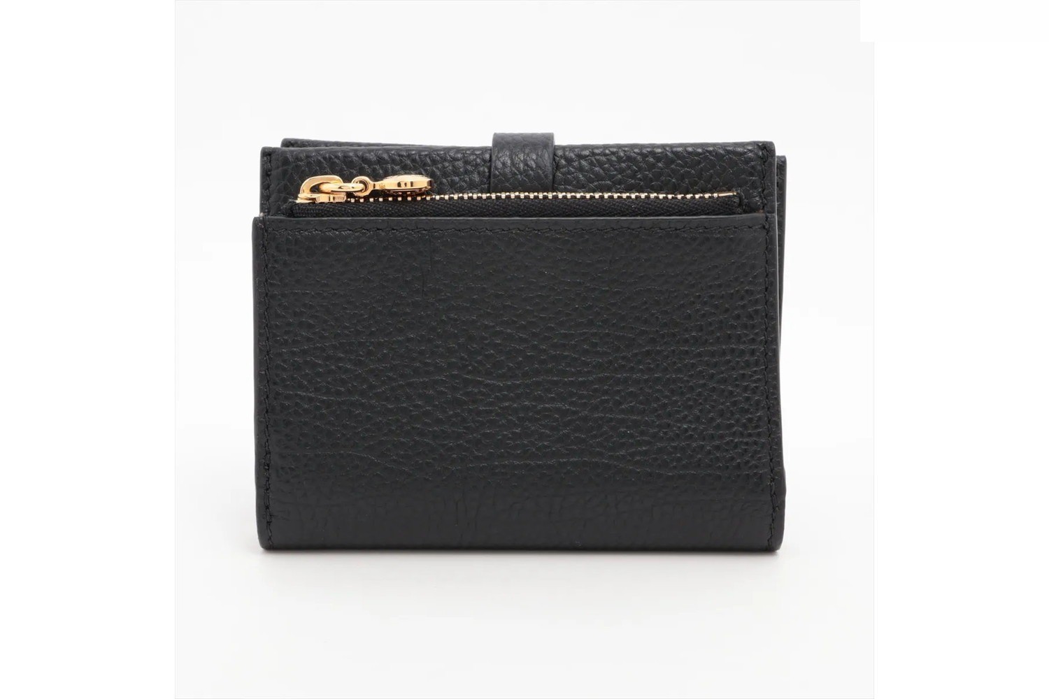 Checkered leather bi-fold wallet — view 2
