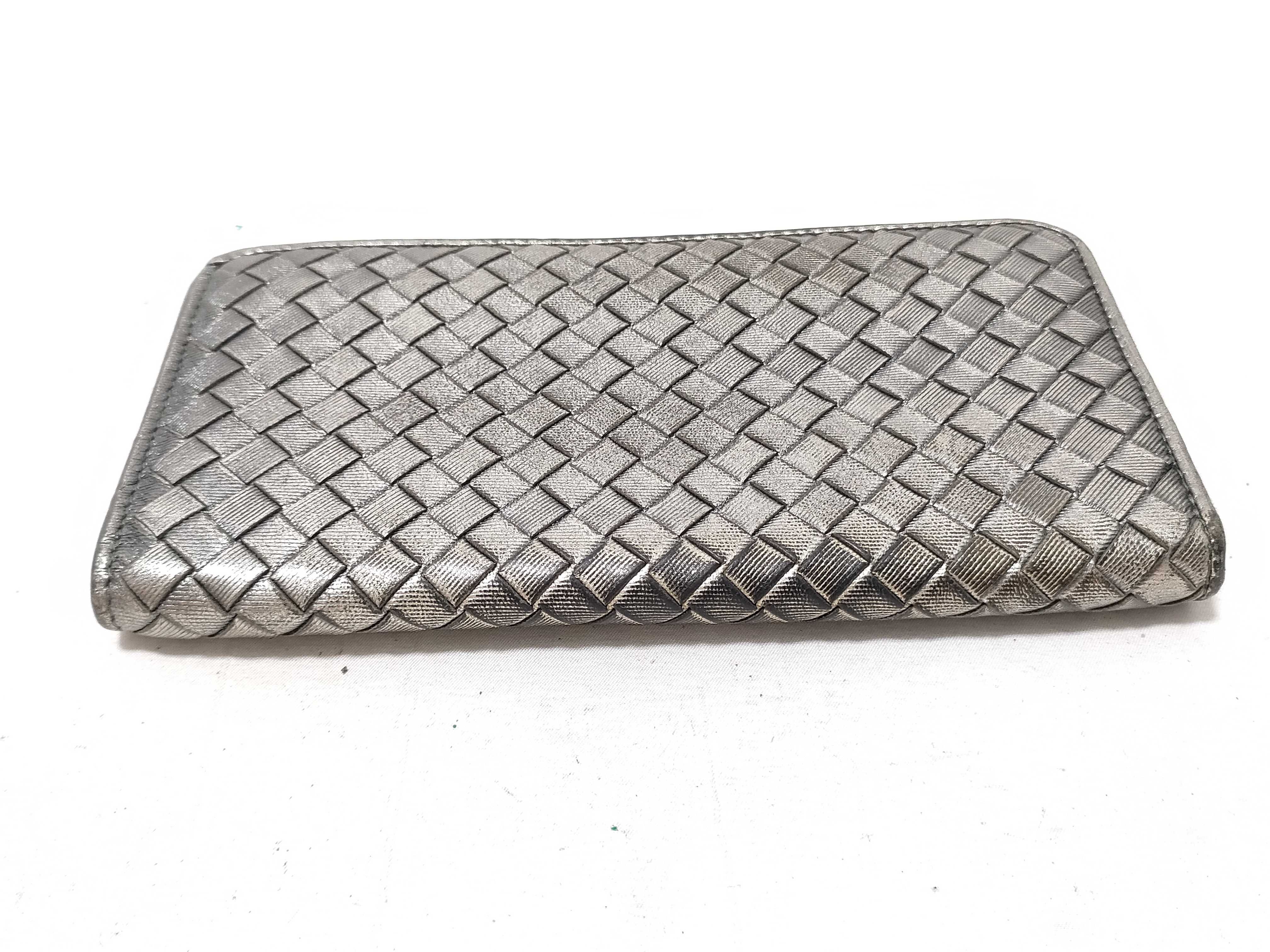 Intrecciato Round Zip Wallet — view 3