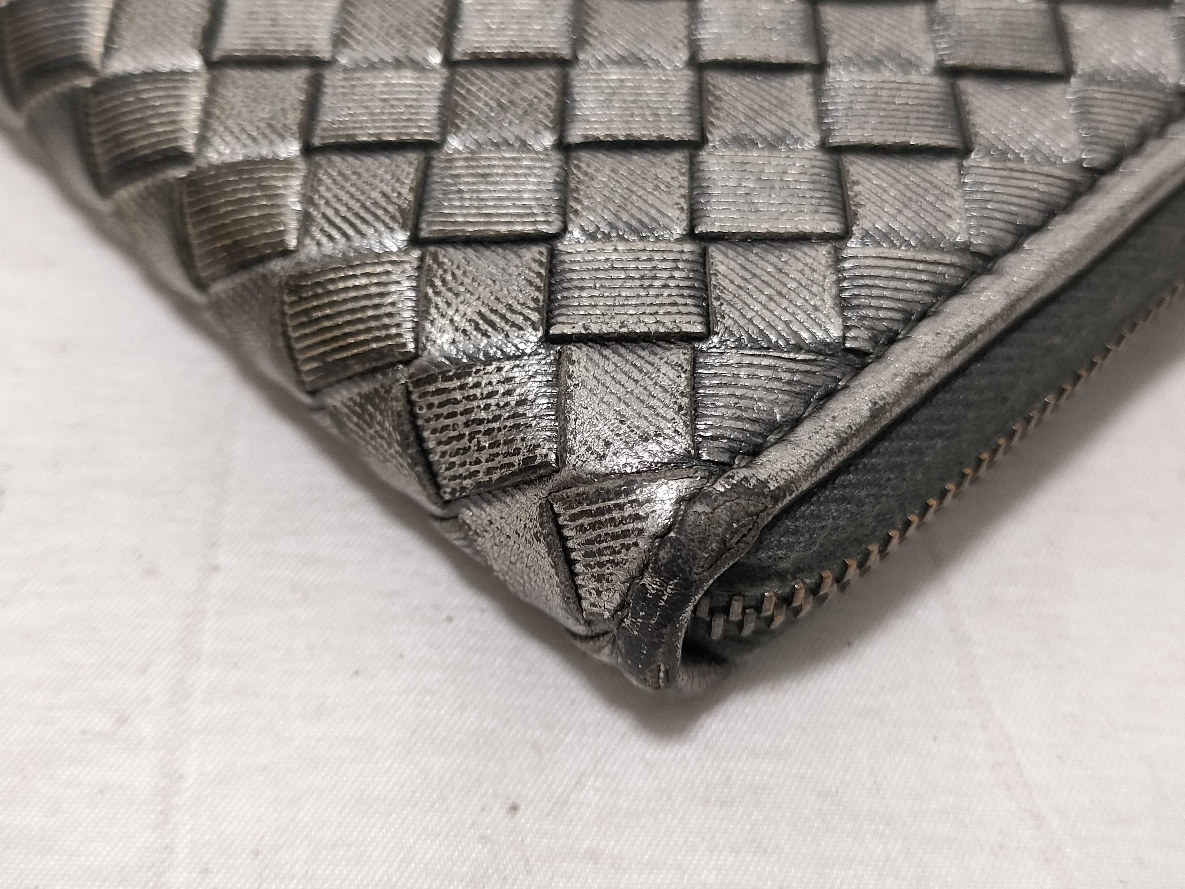 Intrecciato Round Zip Wallet — view 4