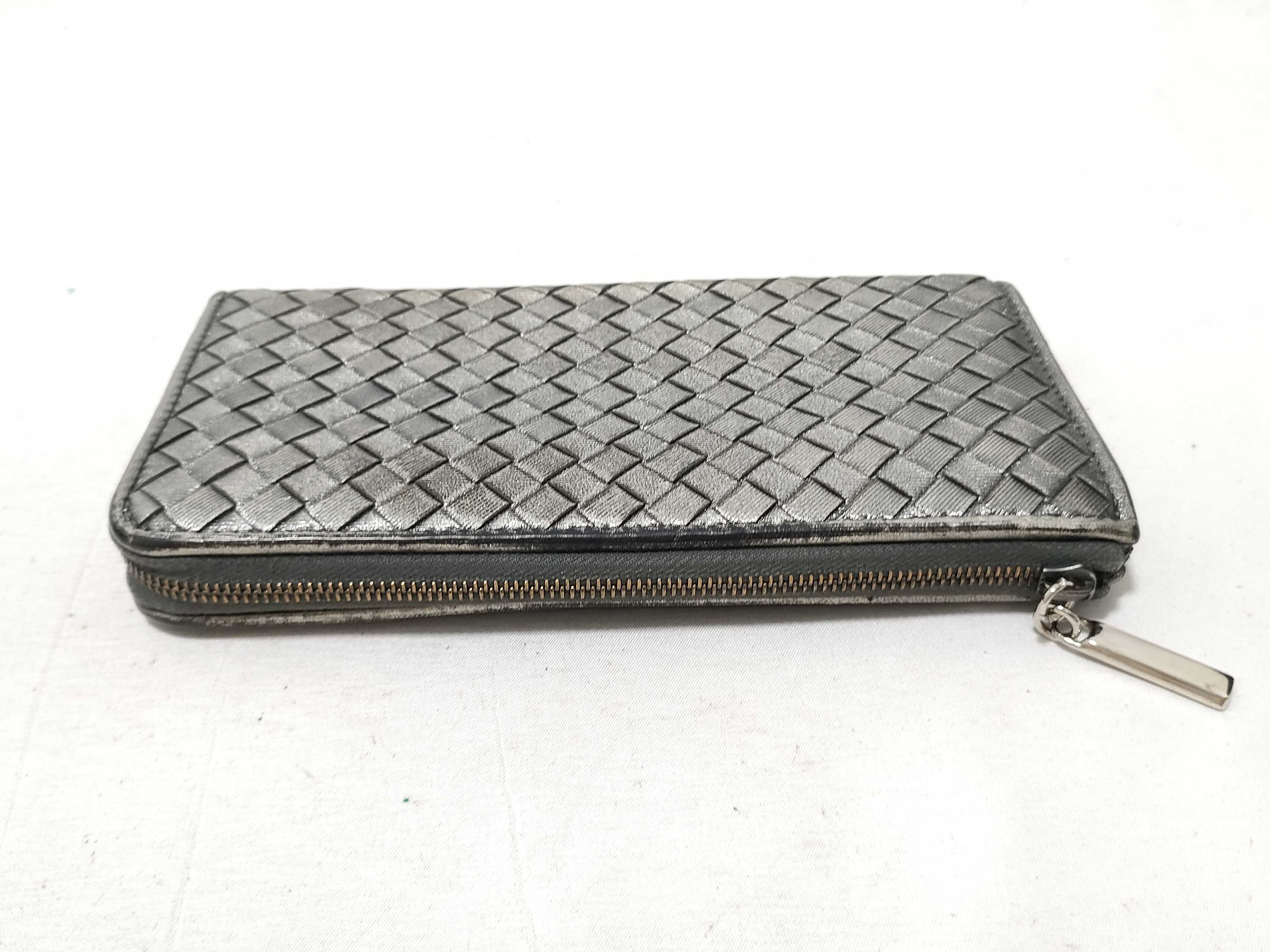 Intrecciato Round Zip Wallet — view 6