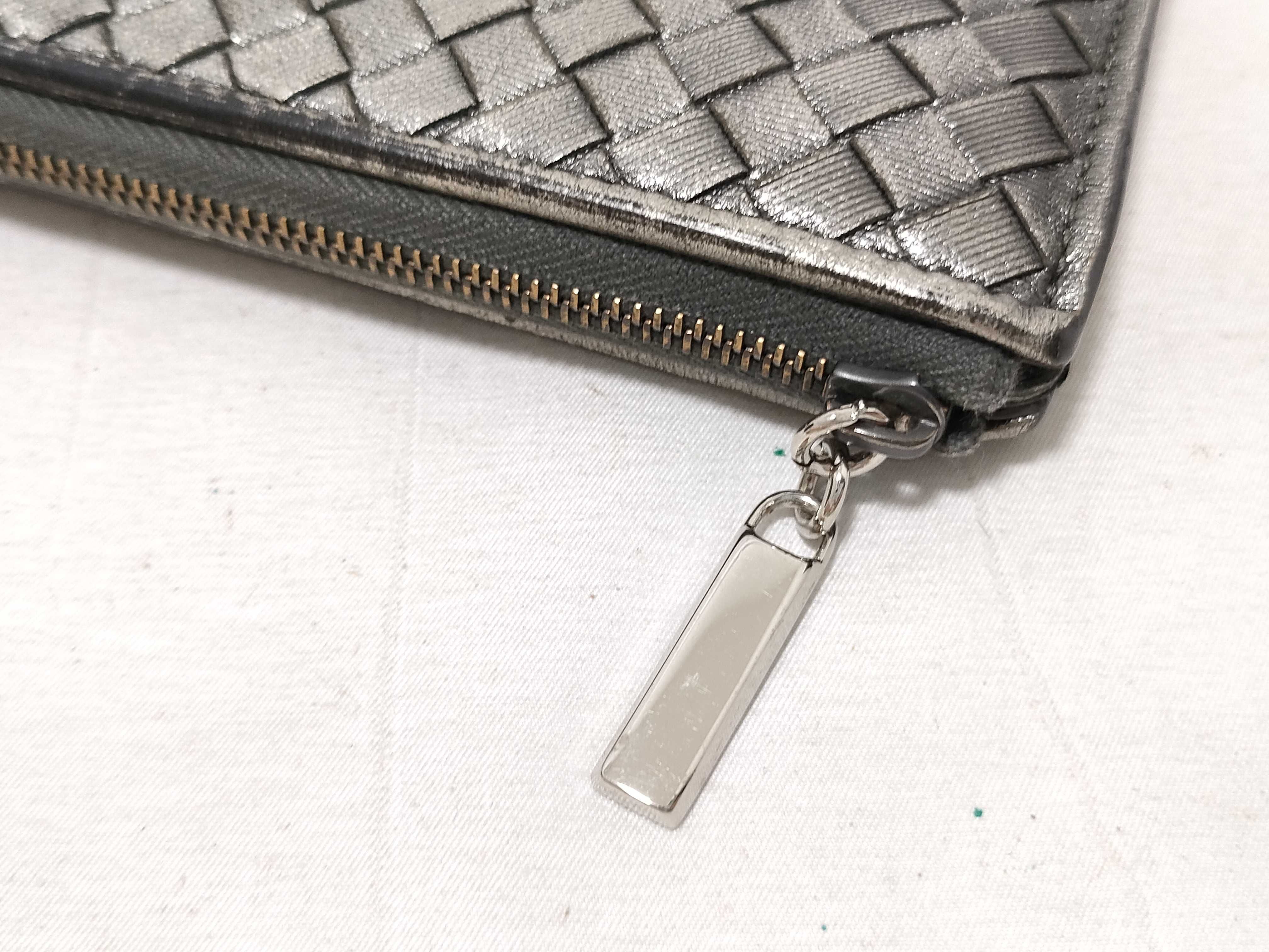 Intrecciato Round Zip Wallet — view 7
