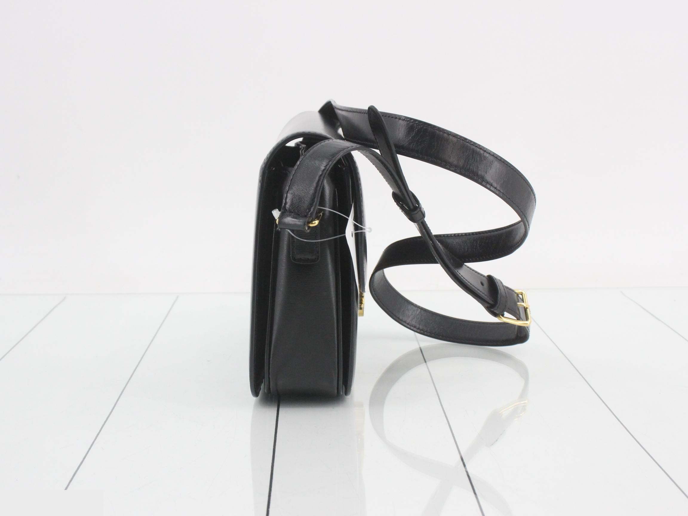Triomphe Leather Shoulder Bag C-PE-4240 — view 4