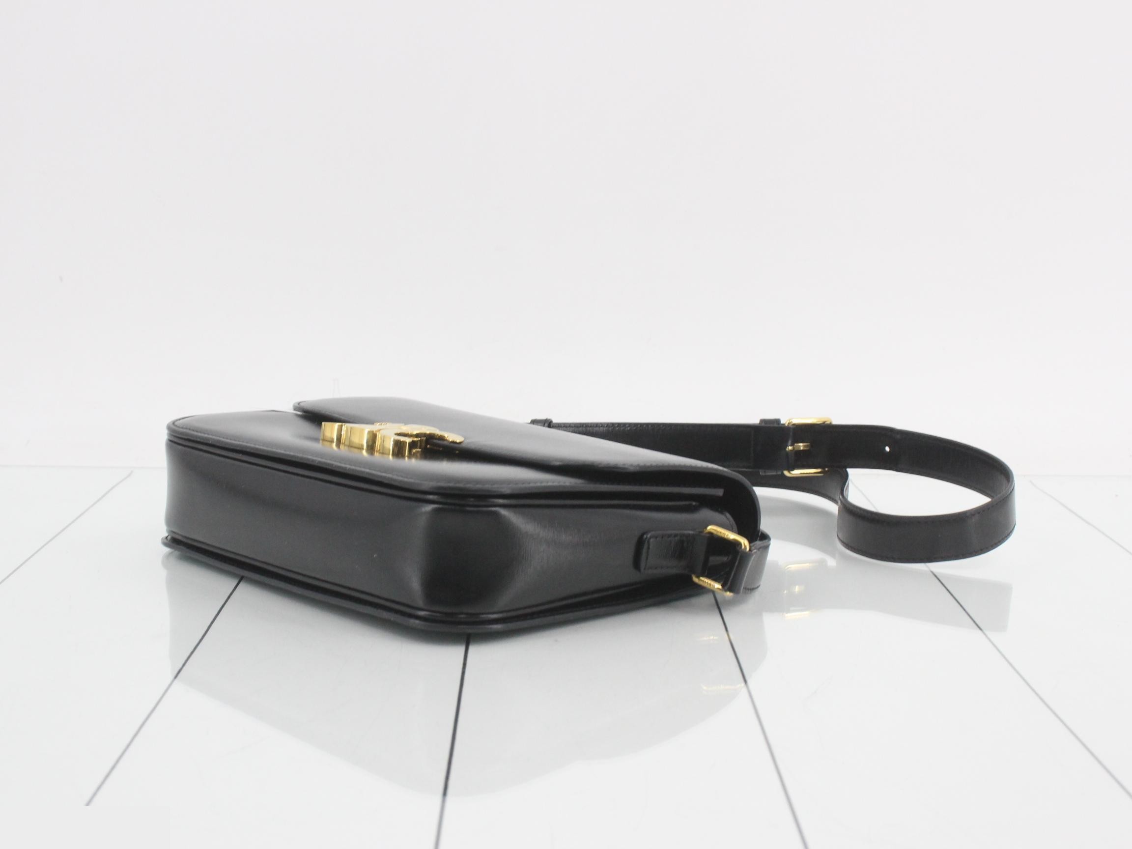Triomphe Leather Shoulder Bag C-PE-4240 — view 6