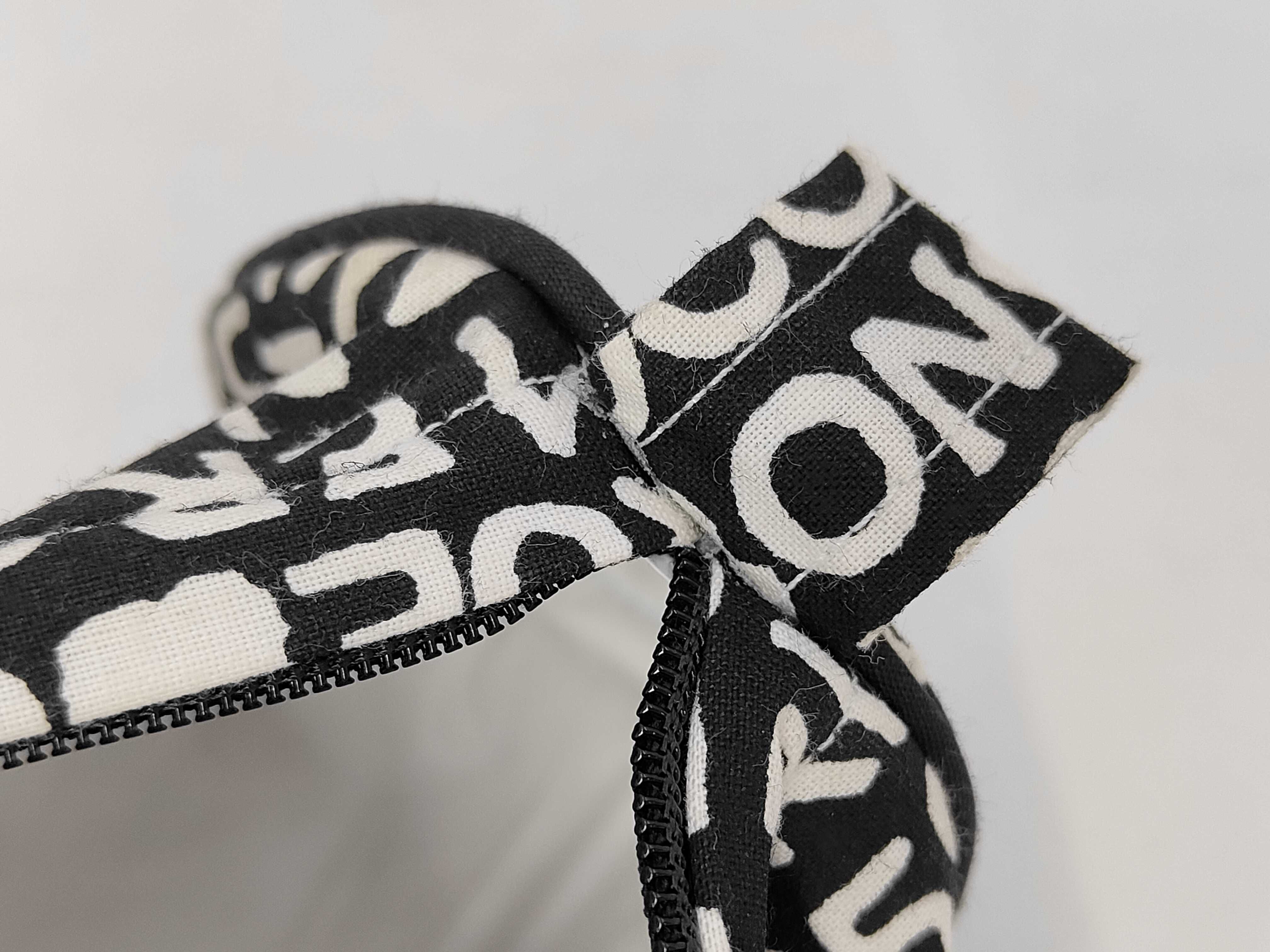 Novelty Cosmetic Pouch, By C Line, Black x White, Other Accessories — view 6