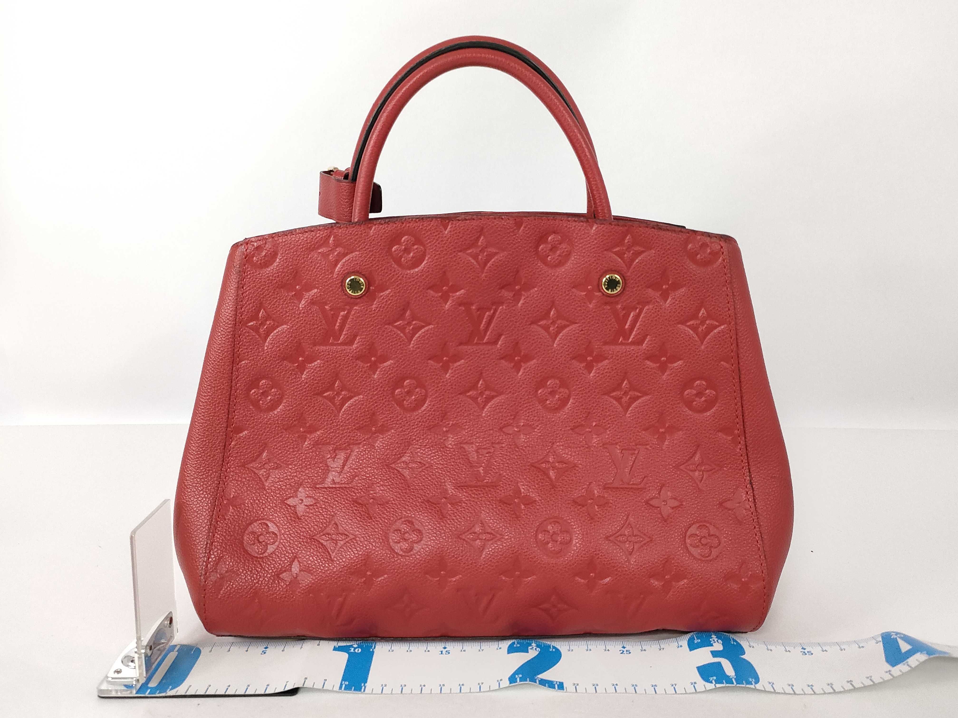 Monogram Empreinte Louis Vuitton Montaigne MM Empreinte 2-way Handbag — view 2