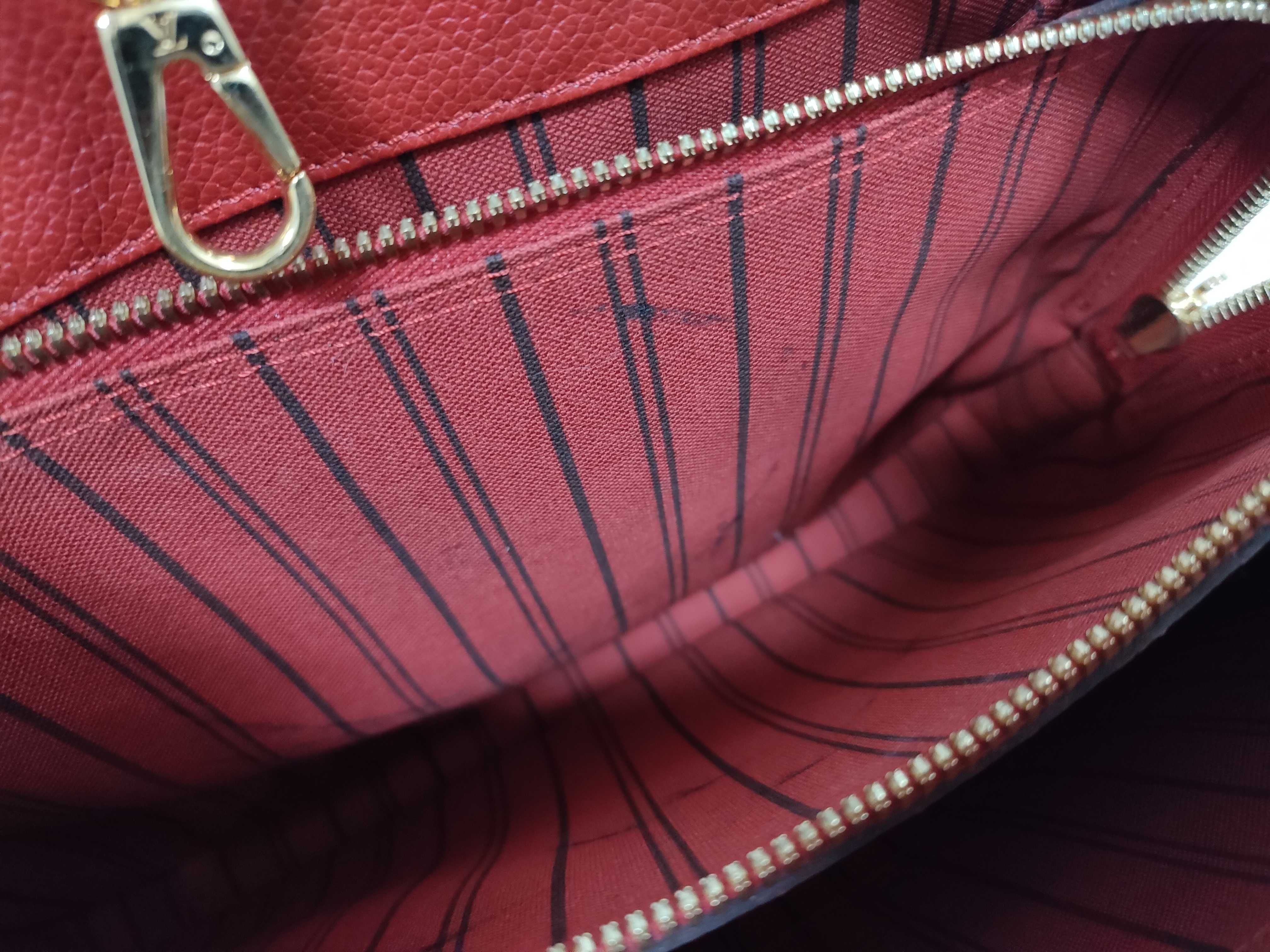 Monogram Empreinte Louis Vuitton Montaigne MM Empreinte 2-way Handbag — view 11