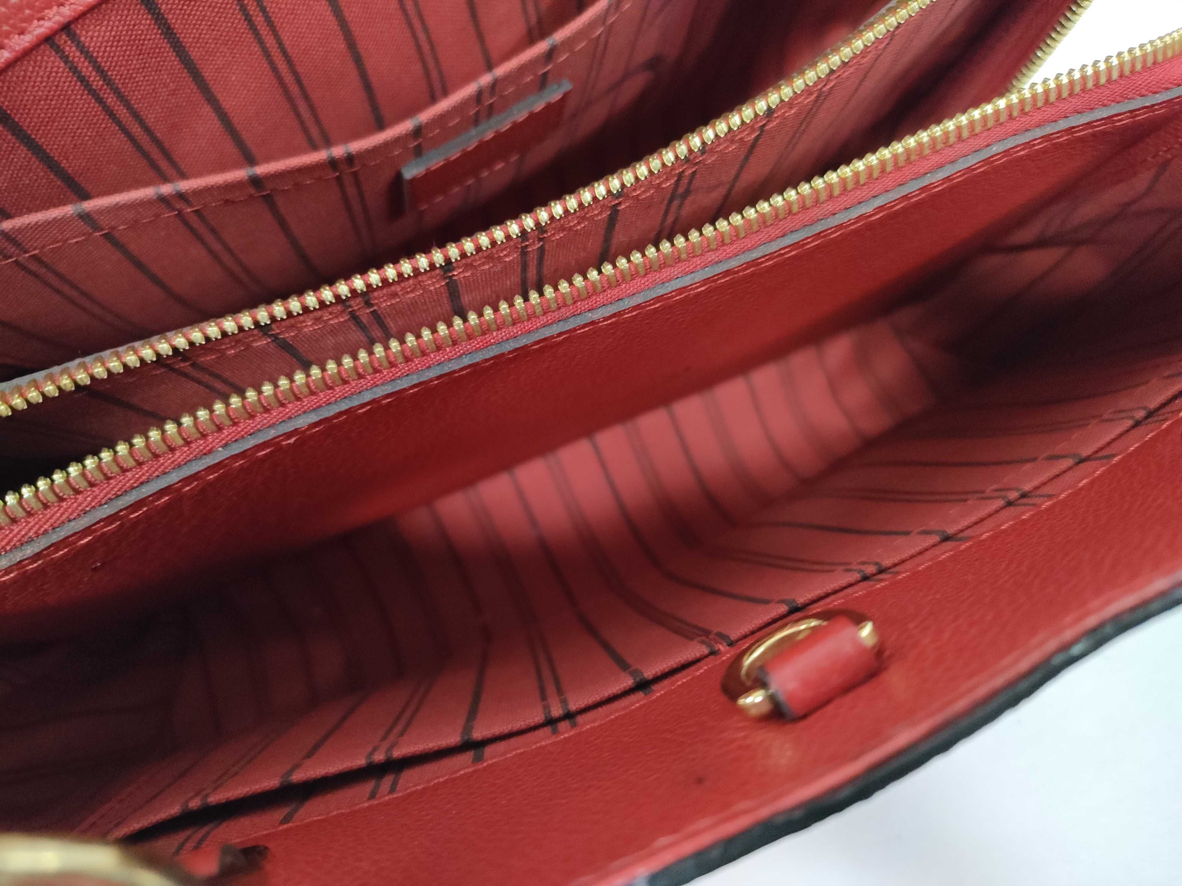 Monogram Empreinte Louis Vuitton Montaigne MM Empreinte 2-way Handbag — view 9