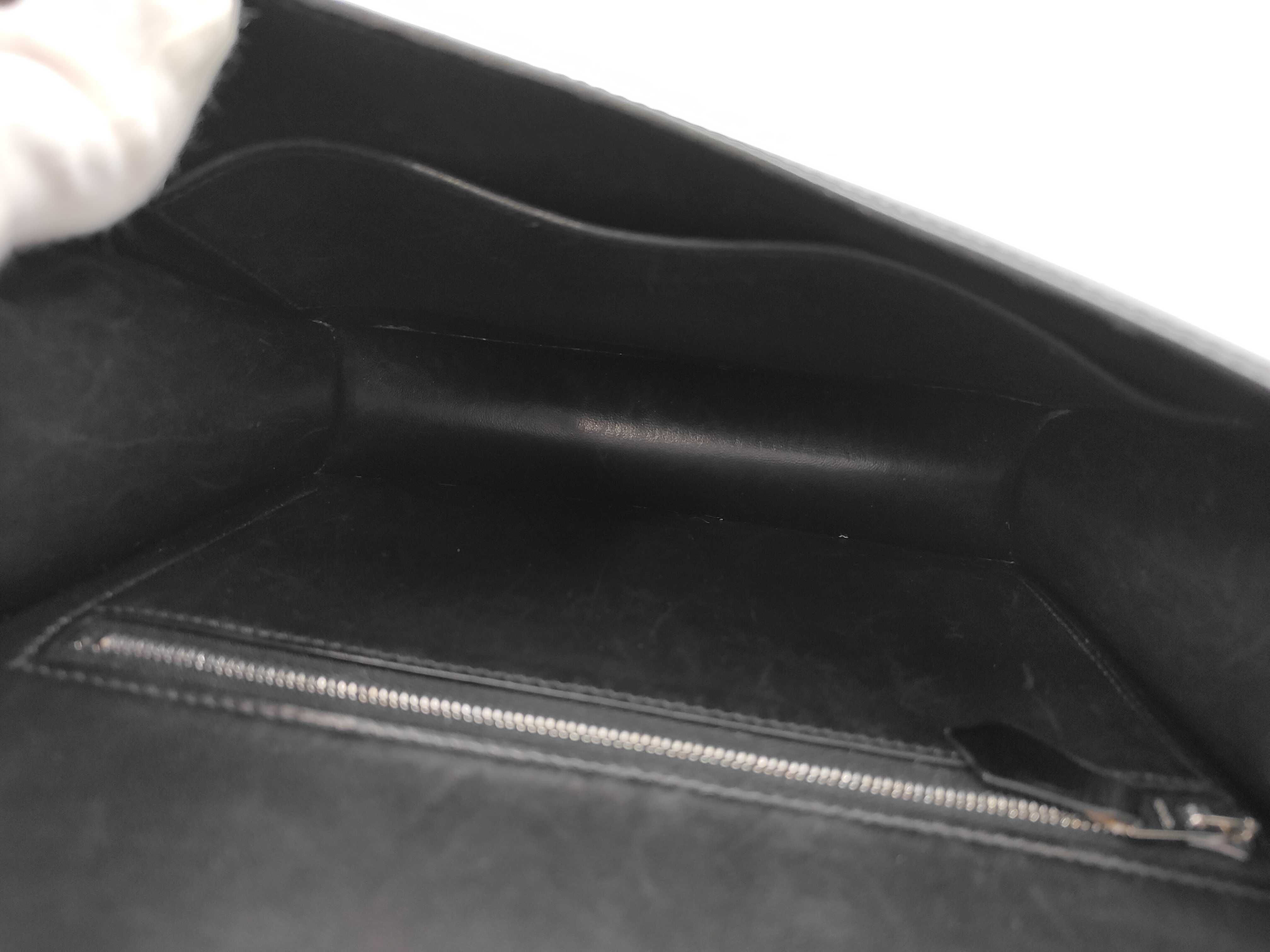 Constance 23 Silver Hardware G Black Box Calf Shoulder Bag — view 11