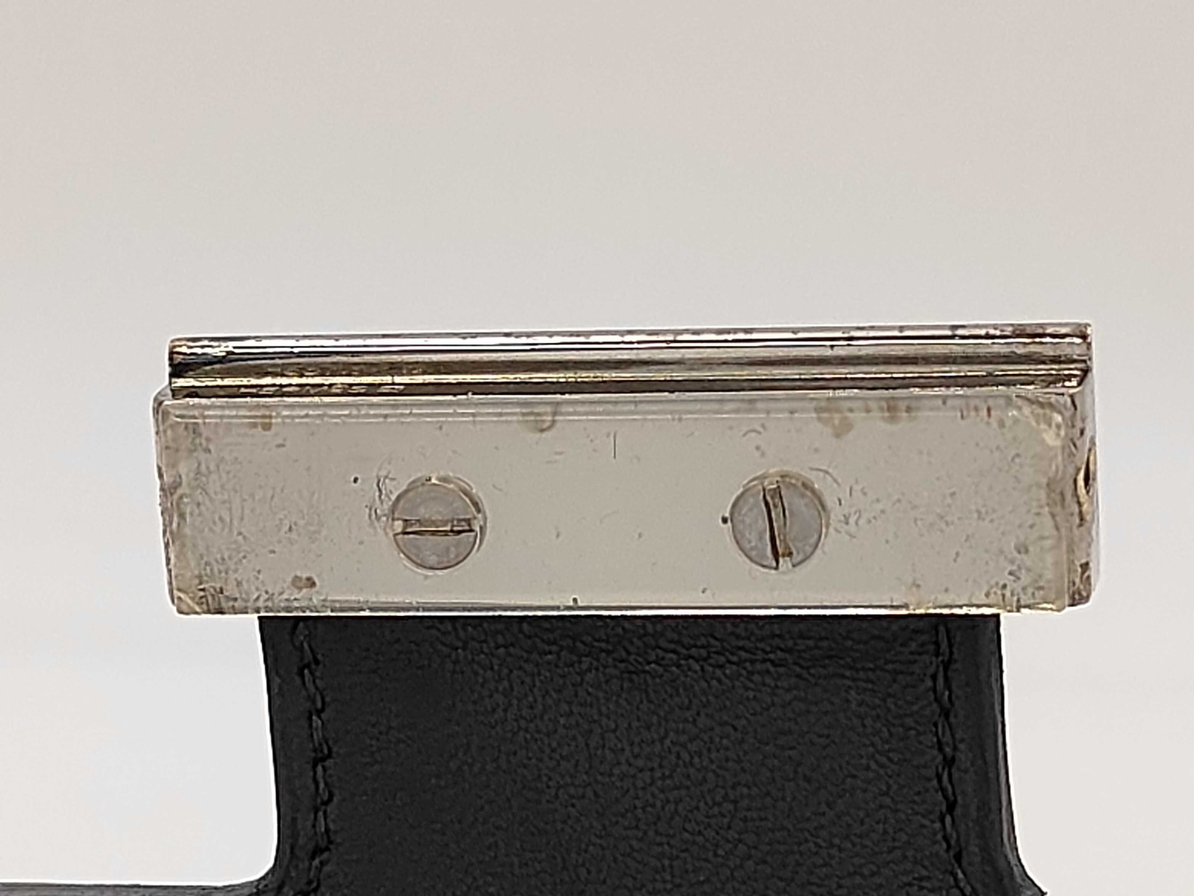 Constance 23 Silver Hardware G Black Box Calf Shoulder Bag — view 8