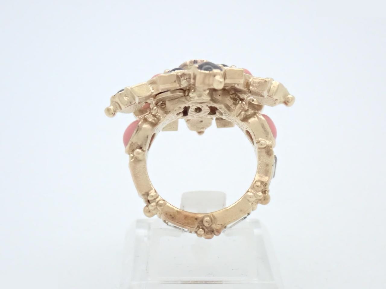 Coco Mark Color Stone Bijou Ring 12/P #11 — view 3