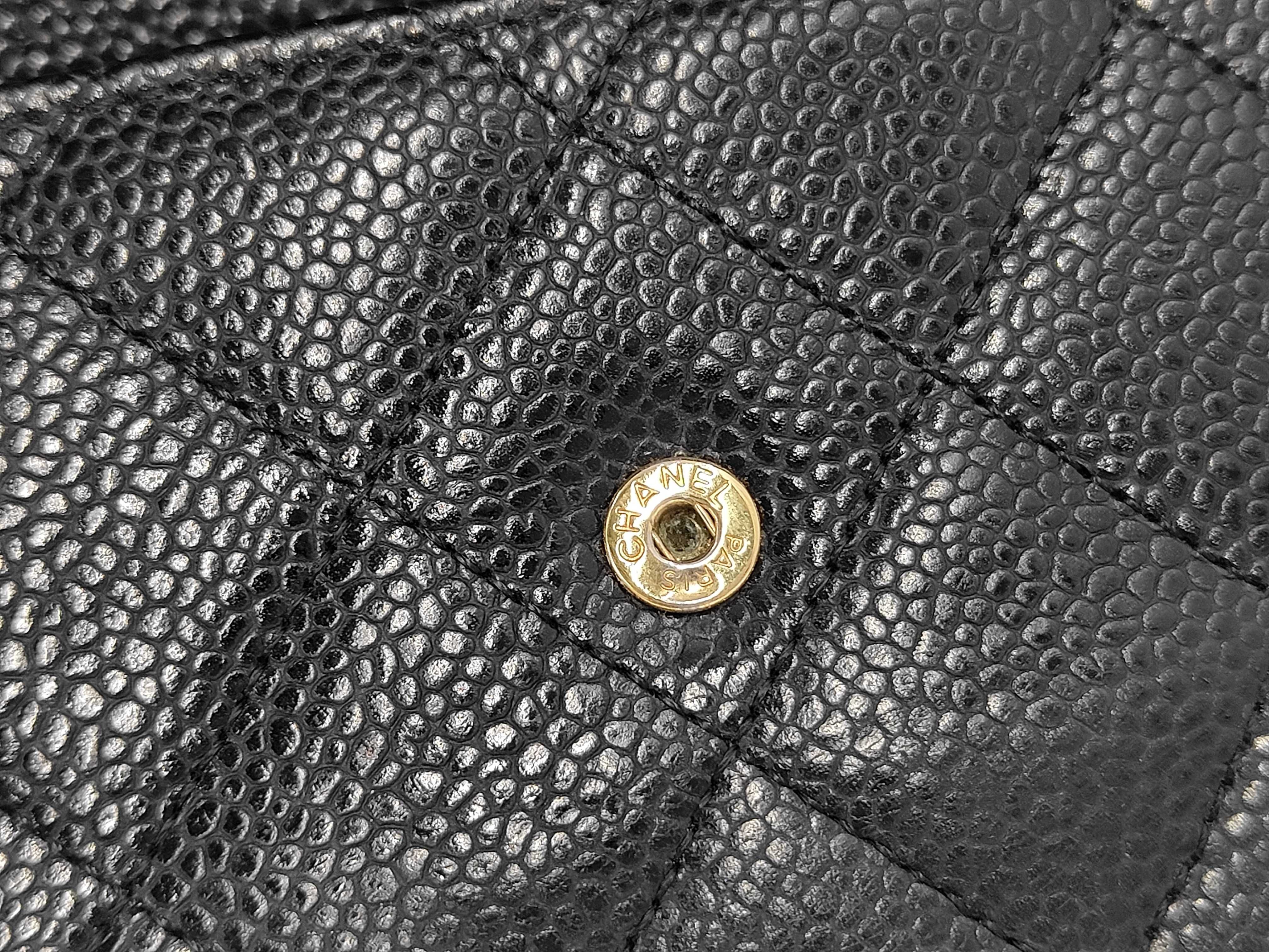 Caviar Skin Coco Classic Small Wallet — view 5