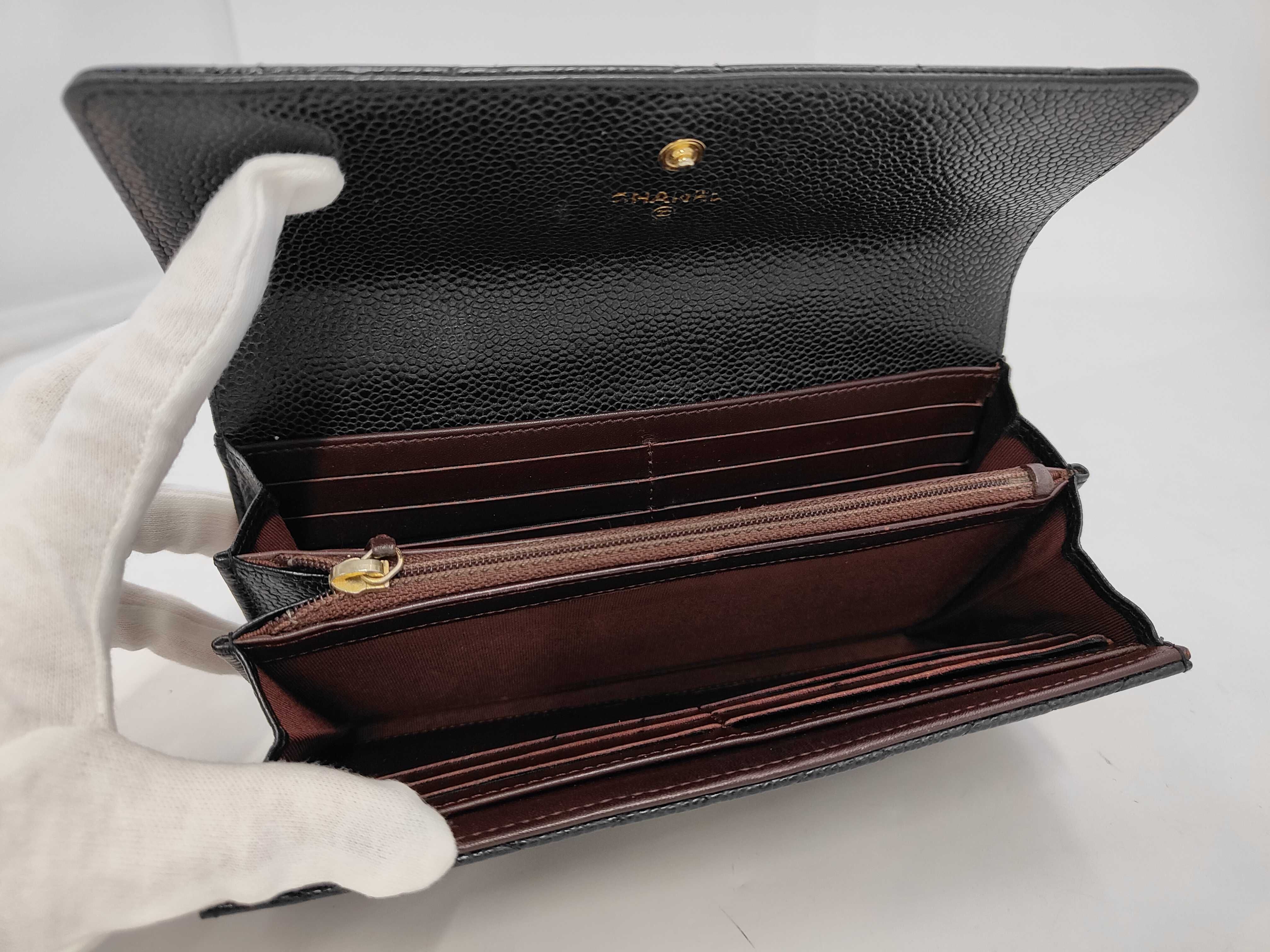 Caviar Skin Coco Classic Small Wallet — view 6