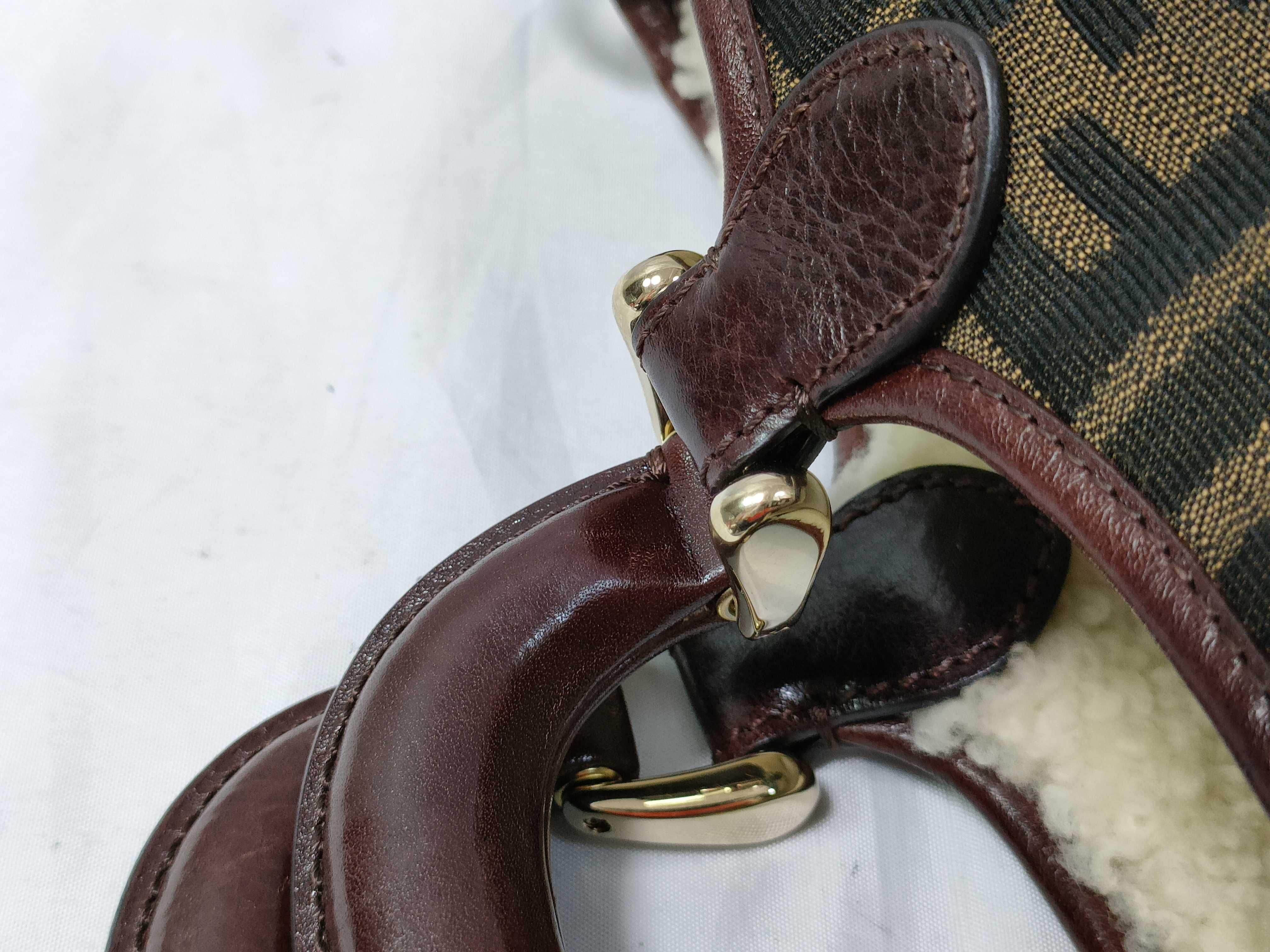 Zucca print fleece-lined 2-way shoulder bag — view 5