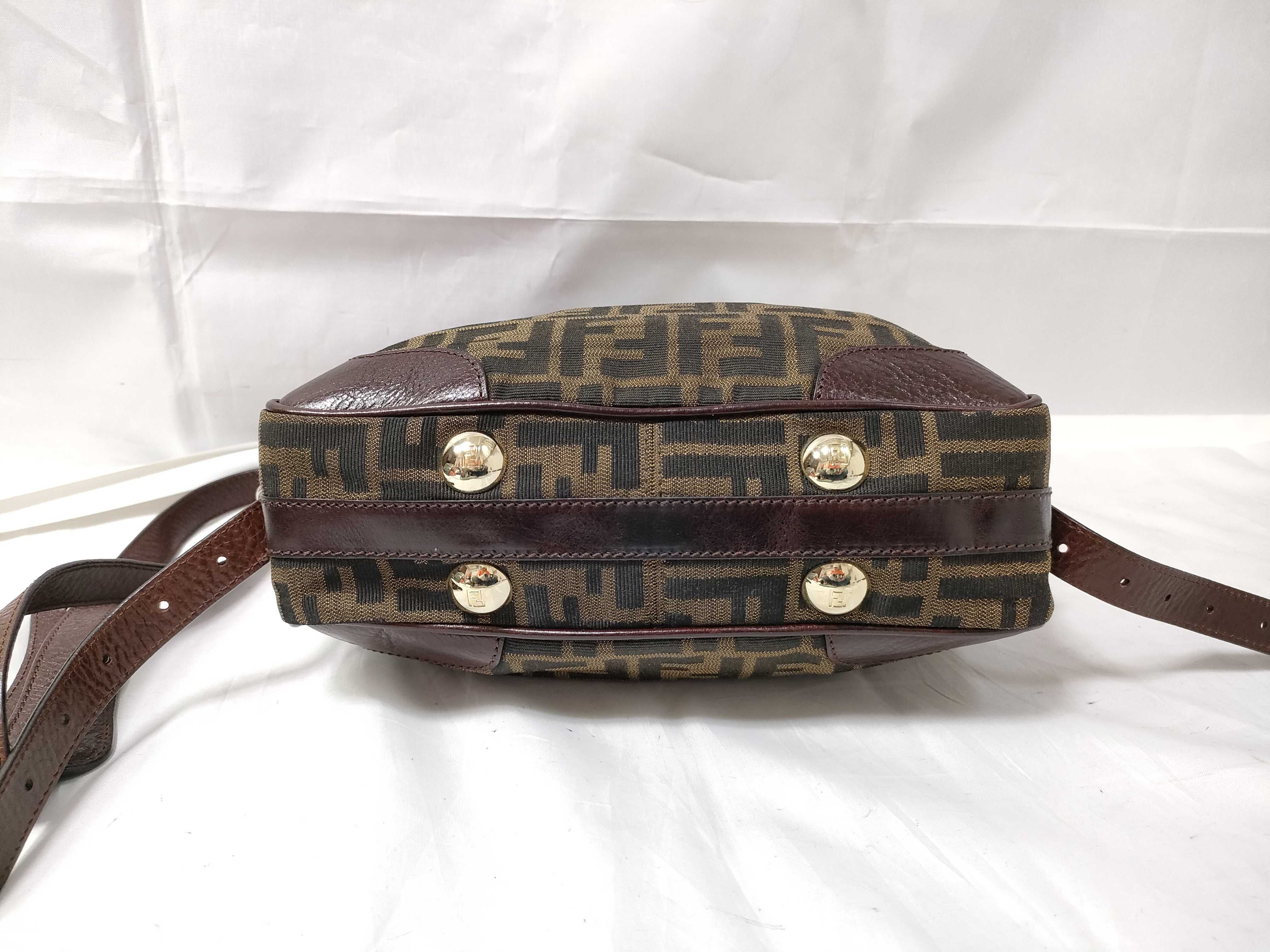 Zucca print fleece-lined 2-way shoulder bag — view 8