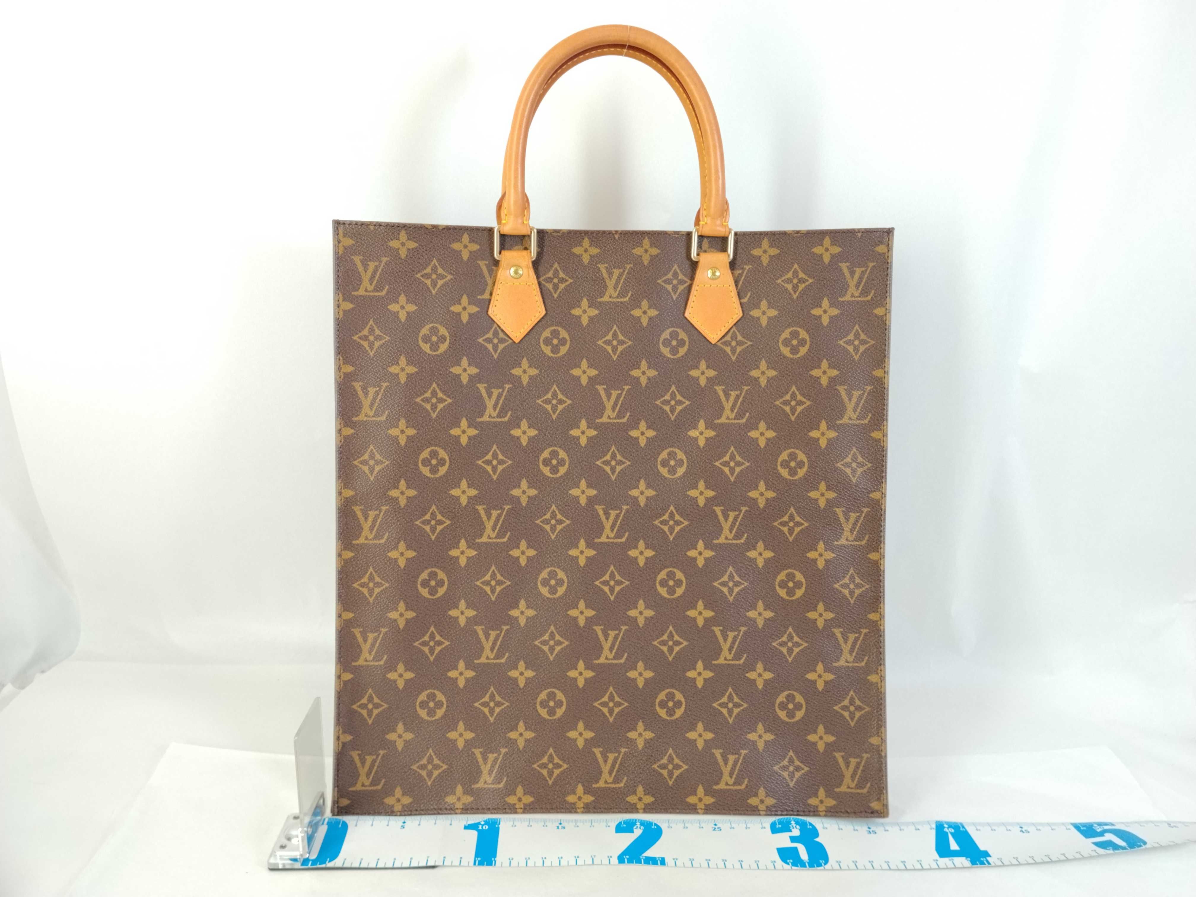 Monogram Sac Plat M51140 MI1001 Brown Handbag — view 2