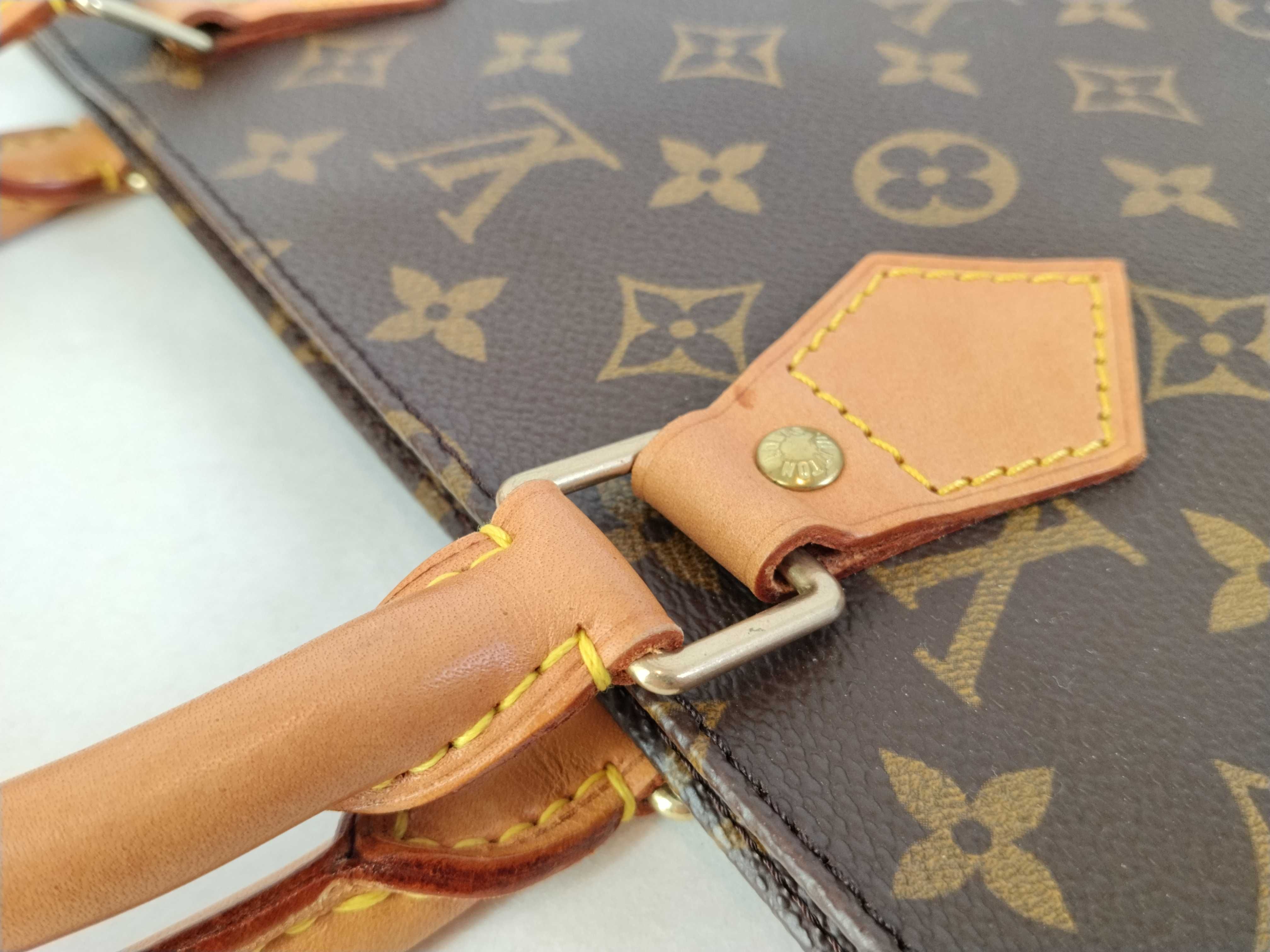 Monogram Sac Plat M51140 MI1001 Brown Handbag — view 5