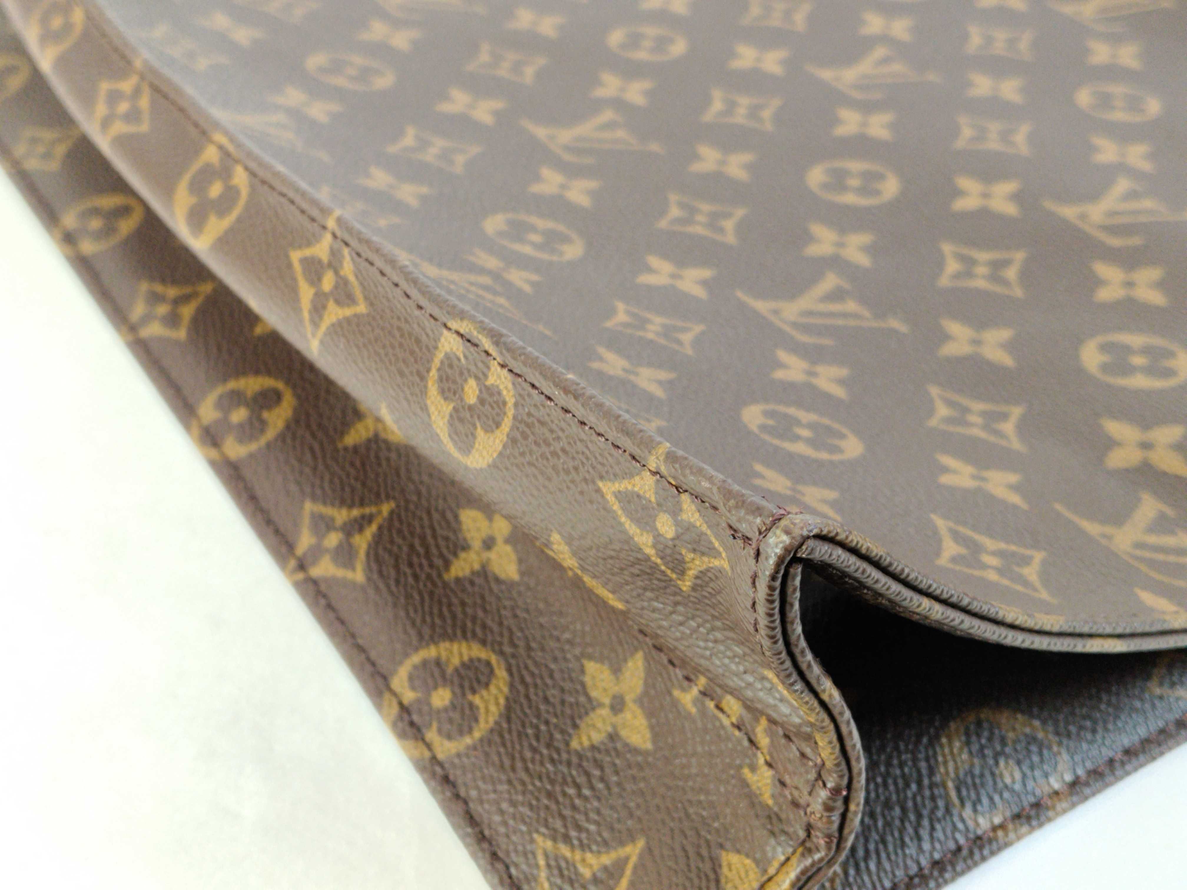 Monogram Sac Plat M51140 MI1001 Brown Handbag — view 7