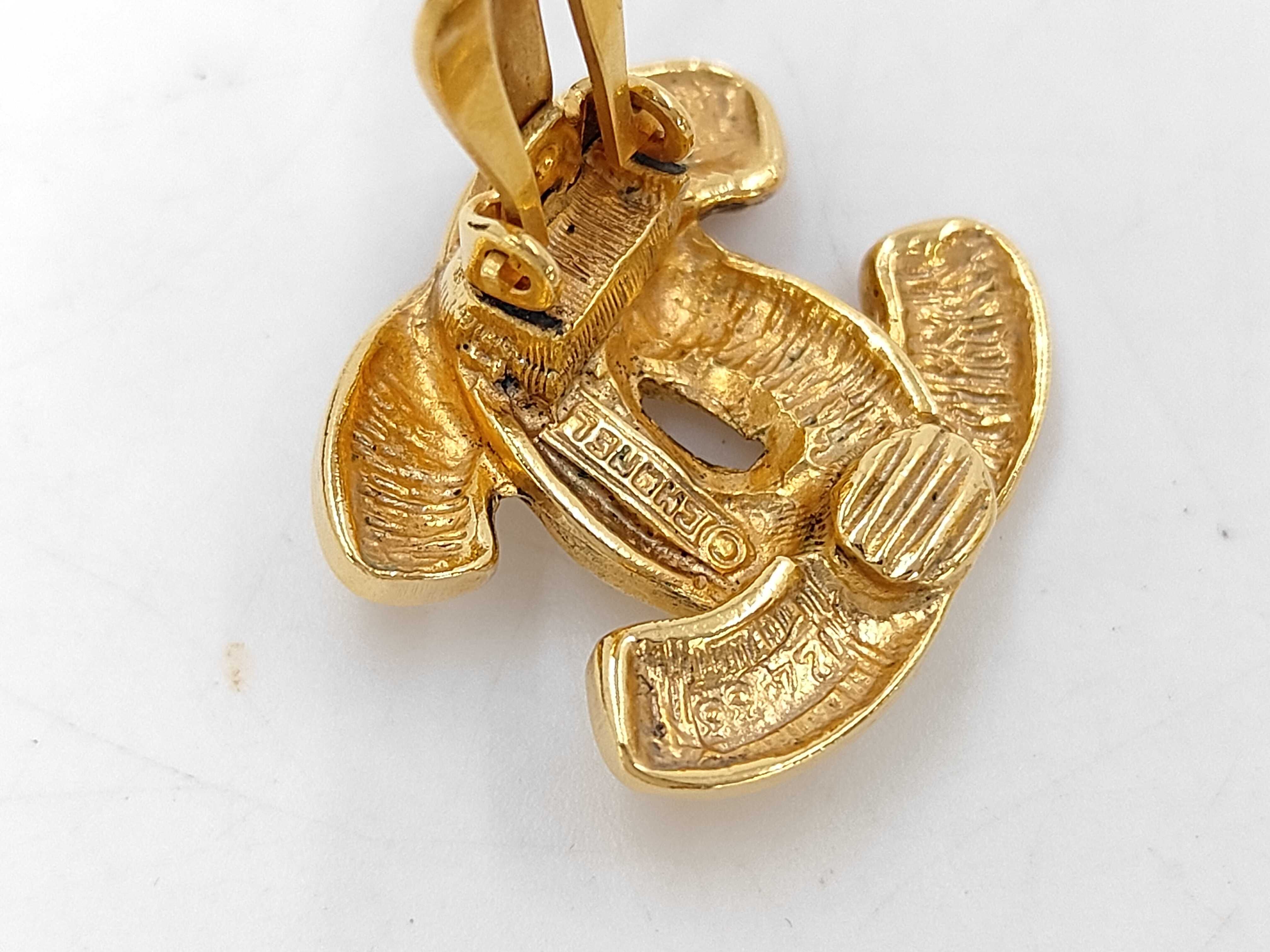 Coco Mark Gold Earrings — view 6