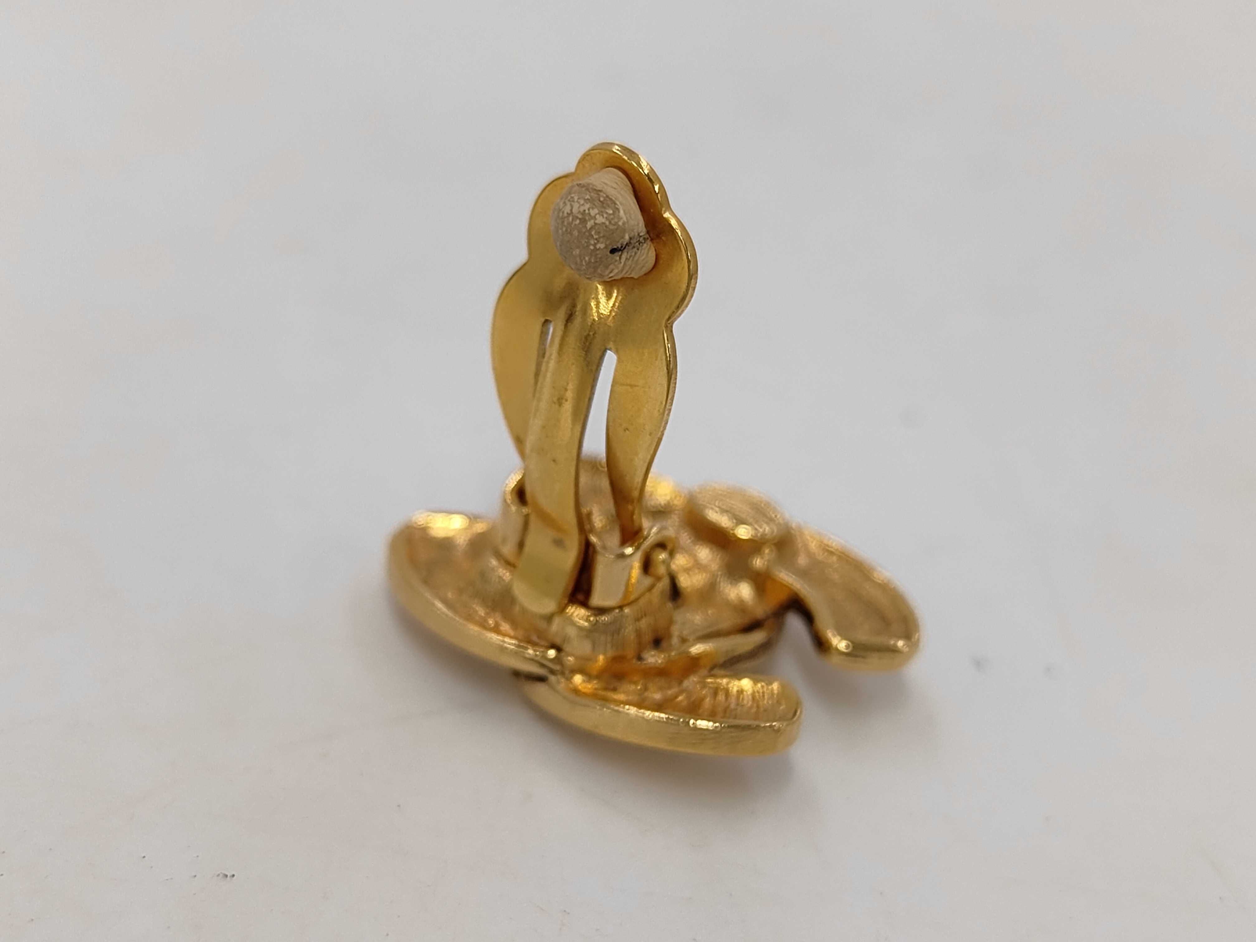 Coco Mark Gold Earrings — view 7
