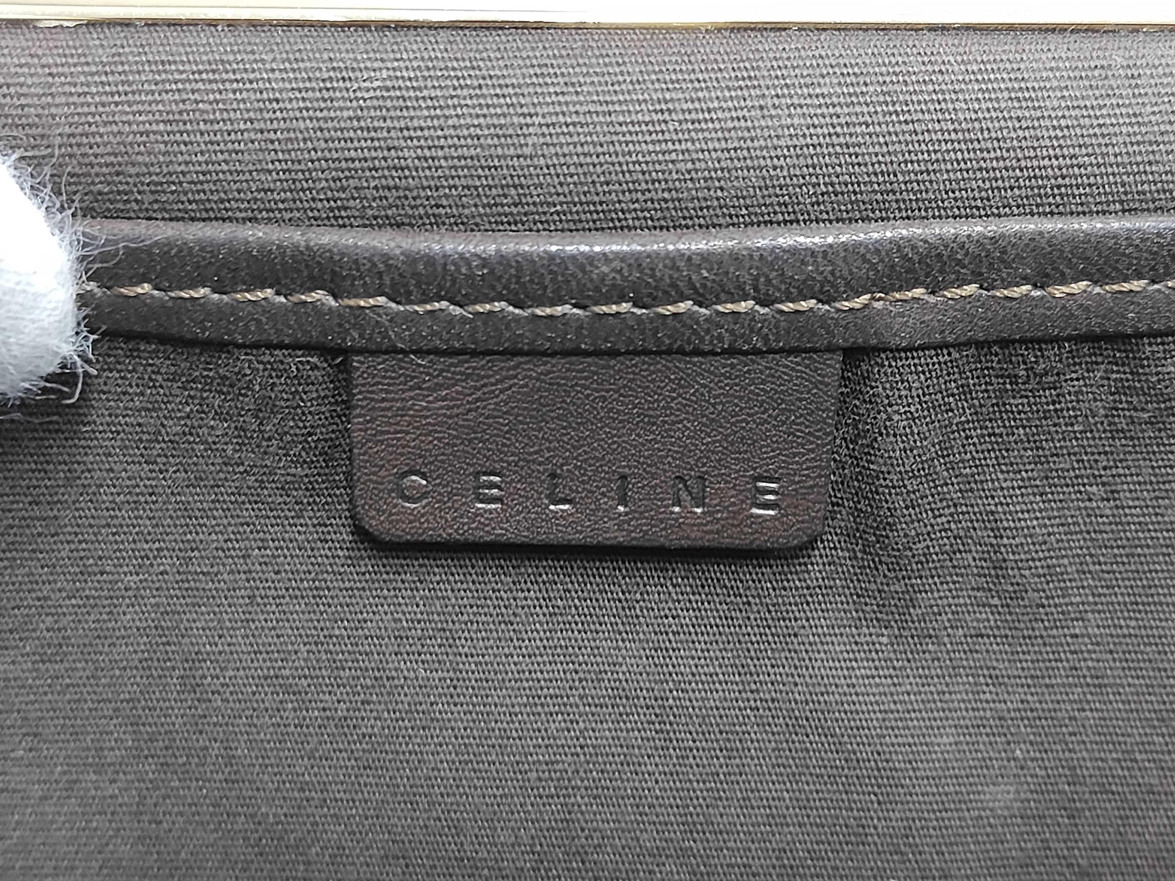 Vintage C Macadam Clasp-closure Calfskin Leather Brown Beige Handbag — view 7